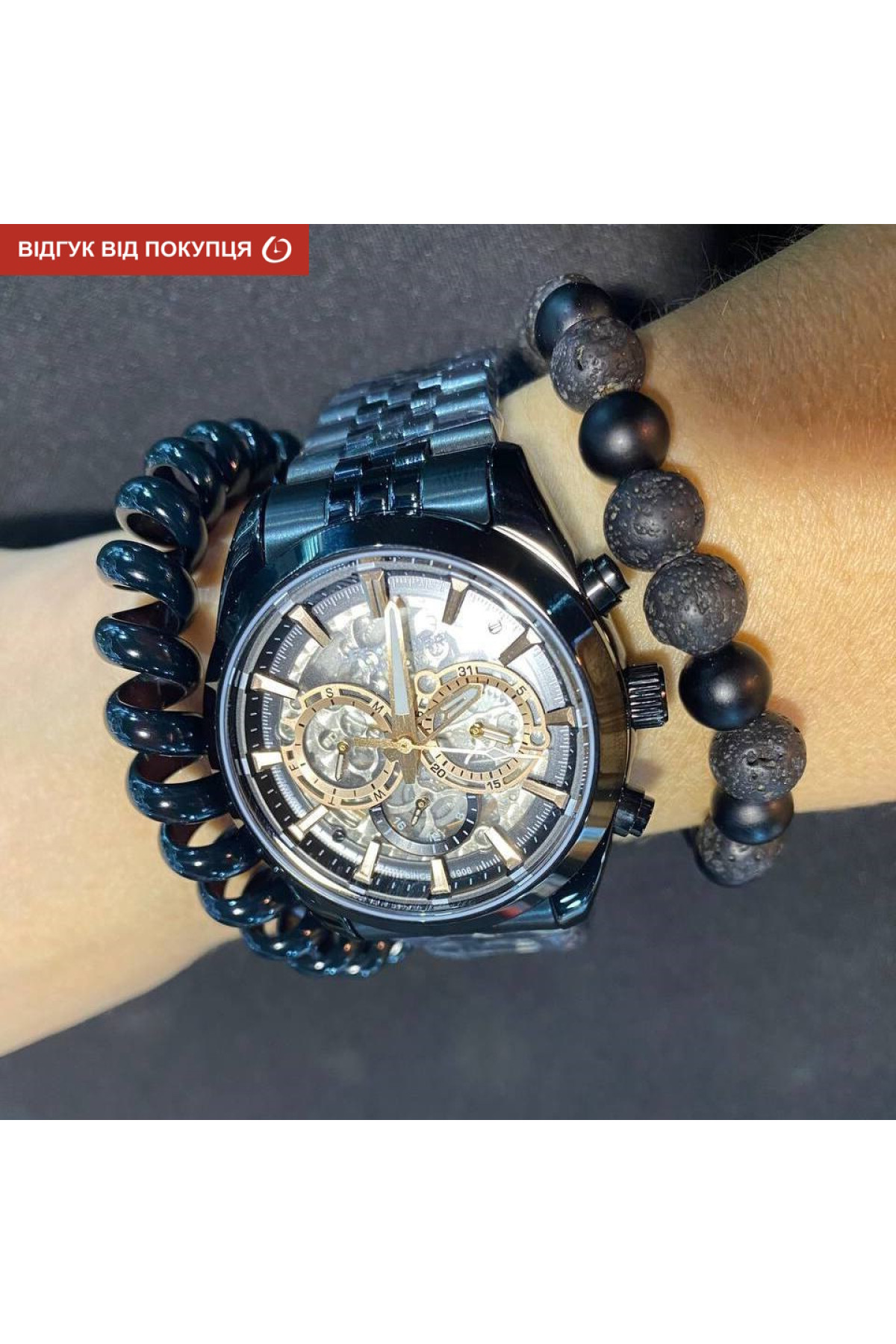 Чоловічий годинник  Lee Cooper Deluxe Mechanical