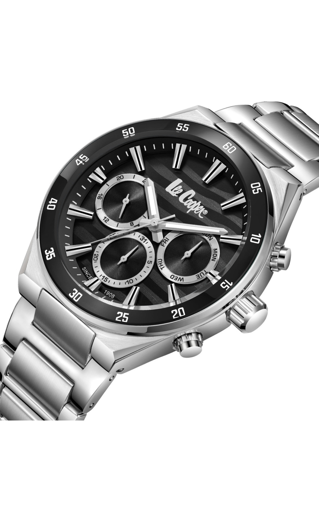 Чоловічий годинник  Lee Cooper Hit Silver