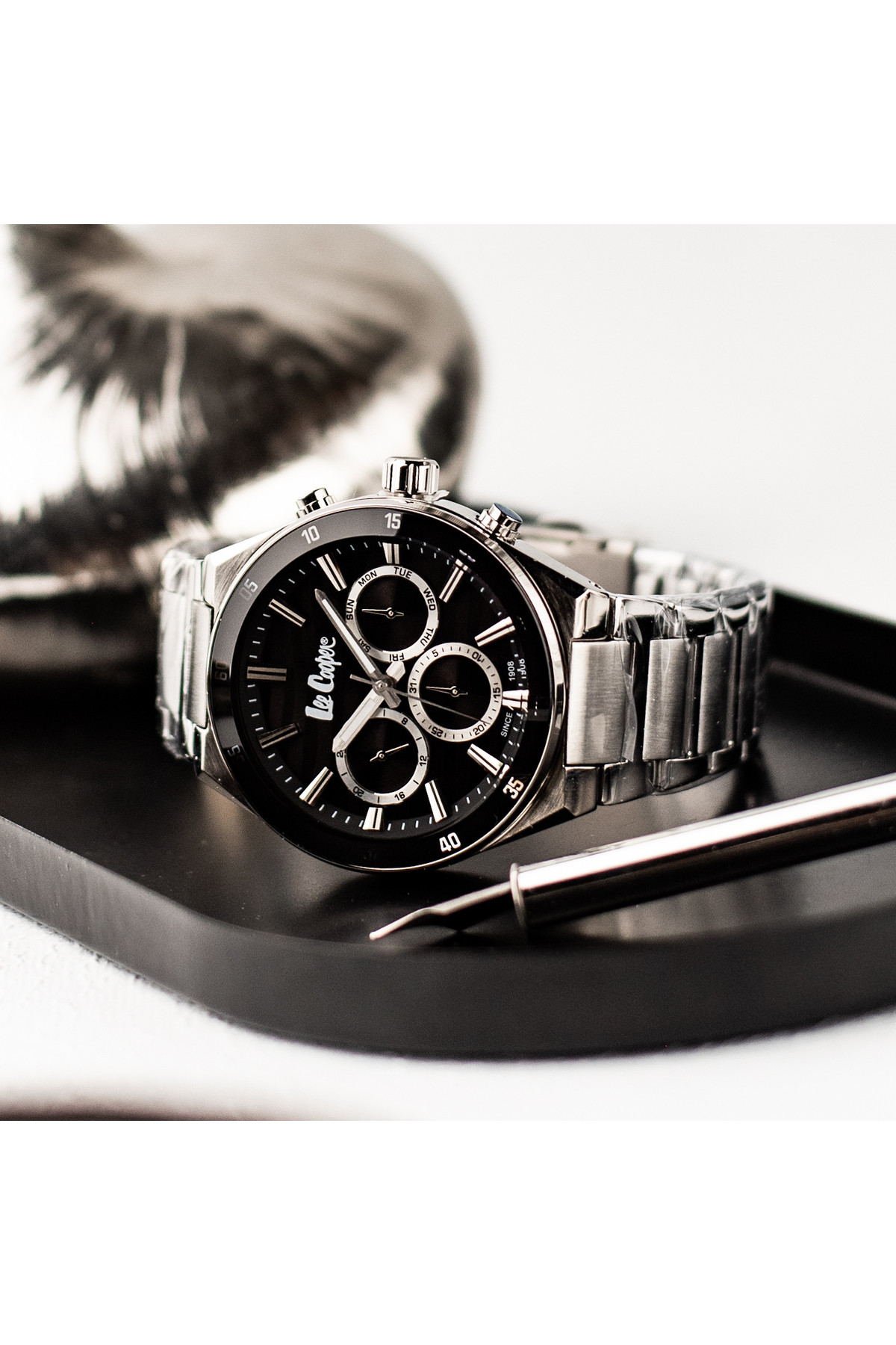 Чоловічий годинник  Lee Cooper Hit Silver