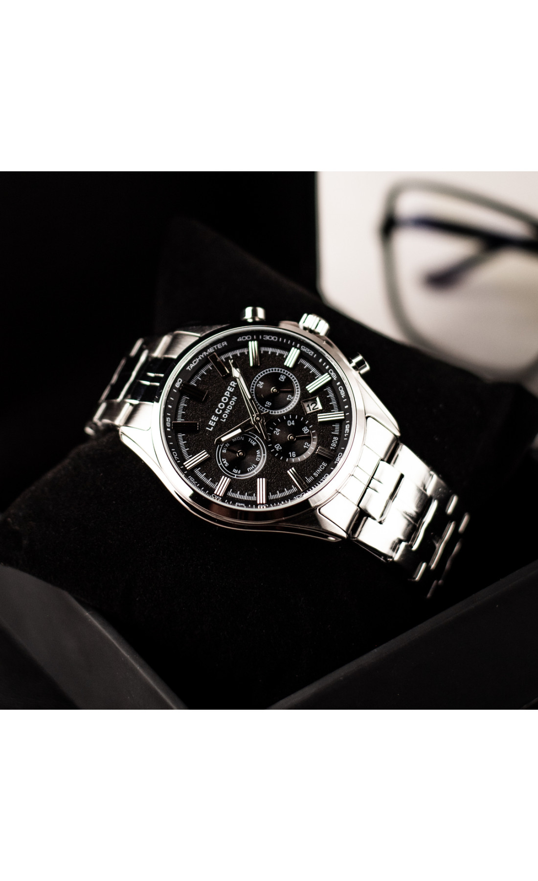 Чоловічий годинник  Lee cooper Fenix Black