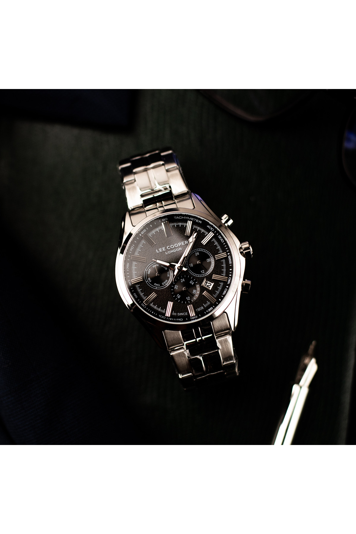 Чоловічий годинник  Lee cooper Fenix Black