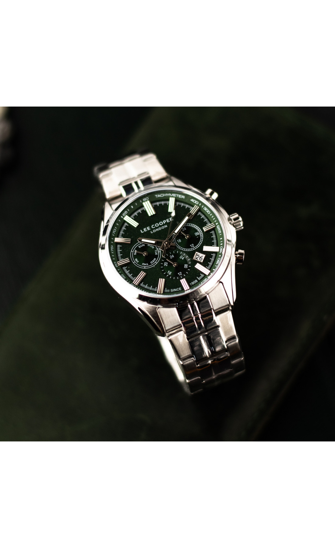 Чоловічий годинник  Lee cooper Fenix Green