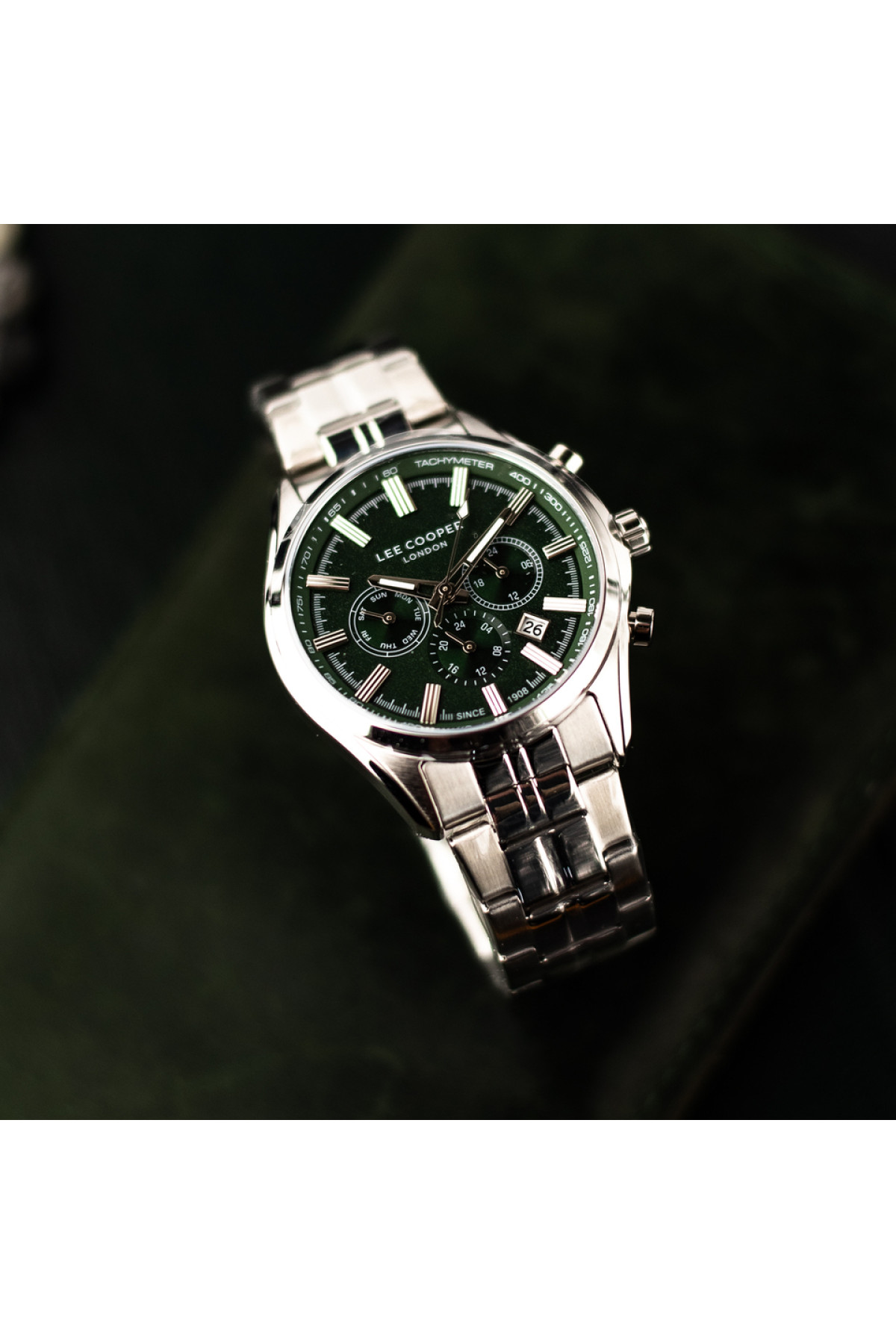 Чоловічий годинник  Lee cooper Fenix Green