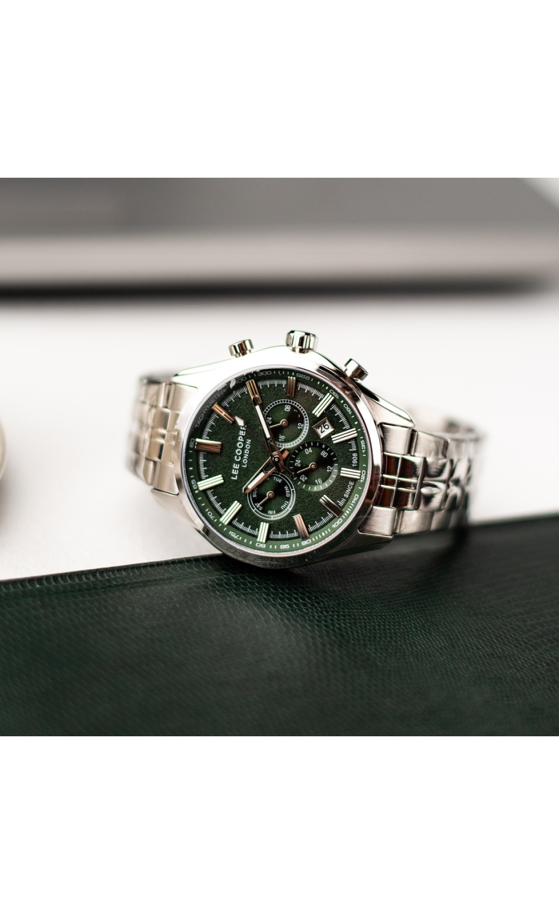 Чоловічий годинник  Lee cooper Fenix Green