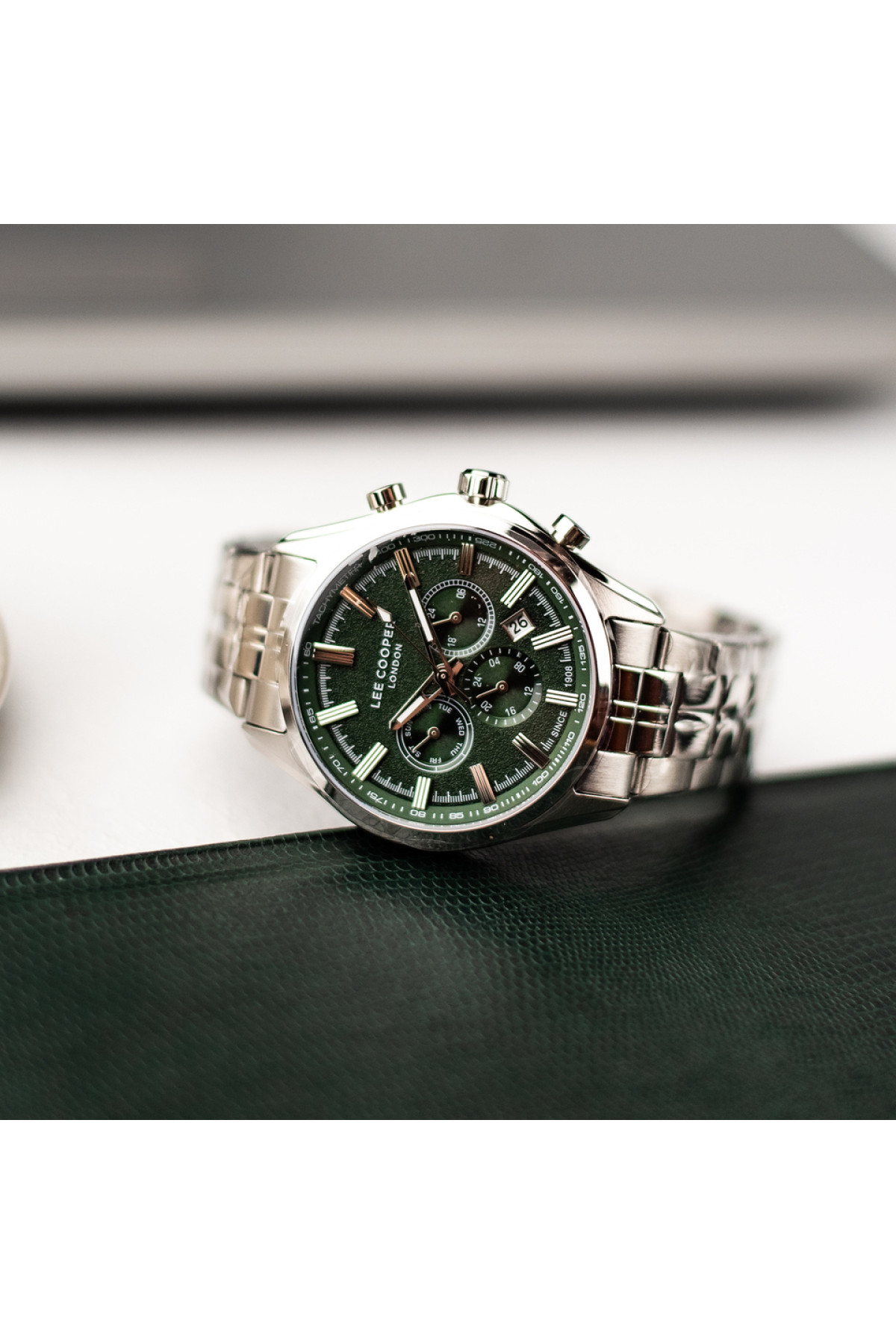 Чоловічий годинник  Lee cooper Fenix Green