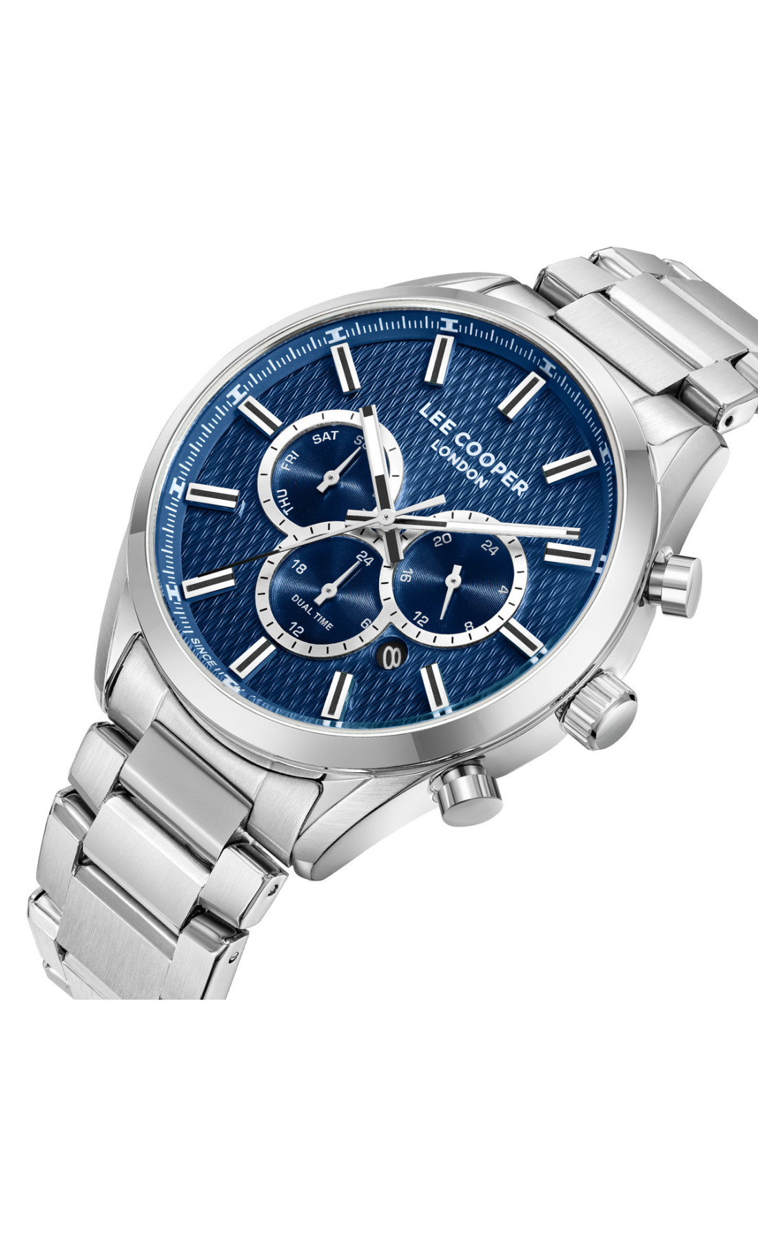 Чоловічий годинник  Lee Cooper England Silver