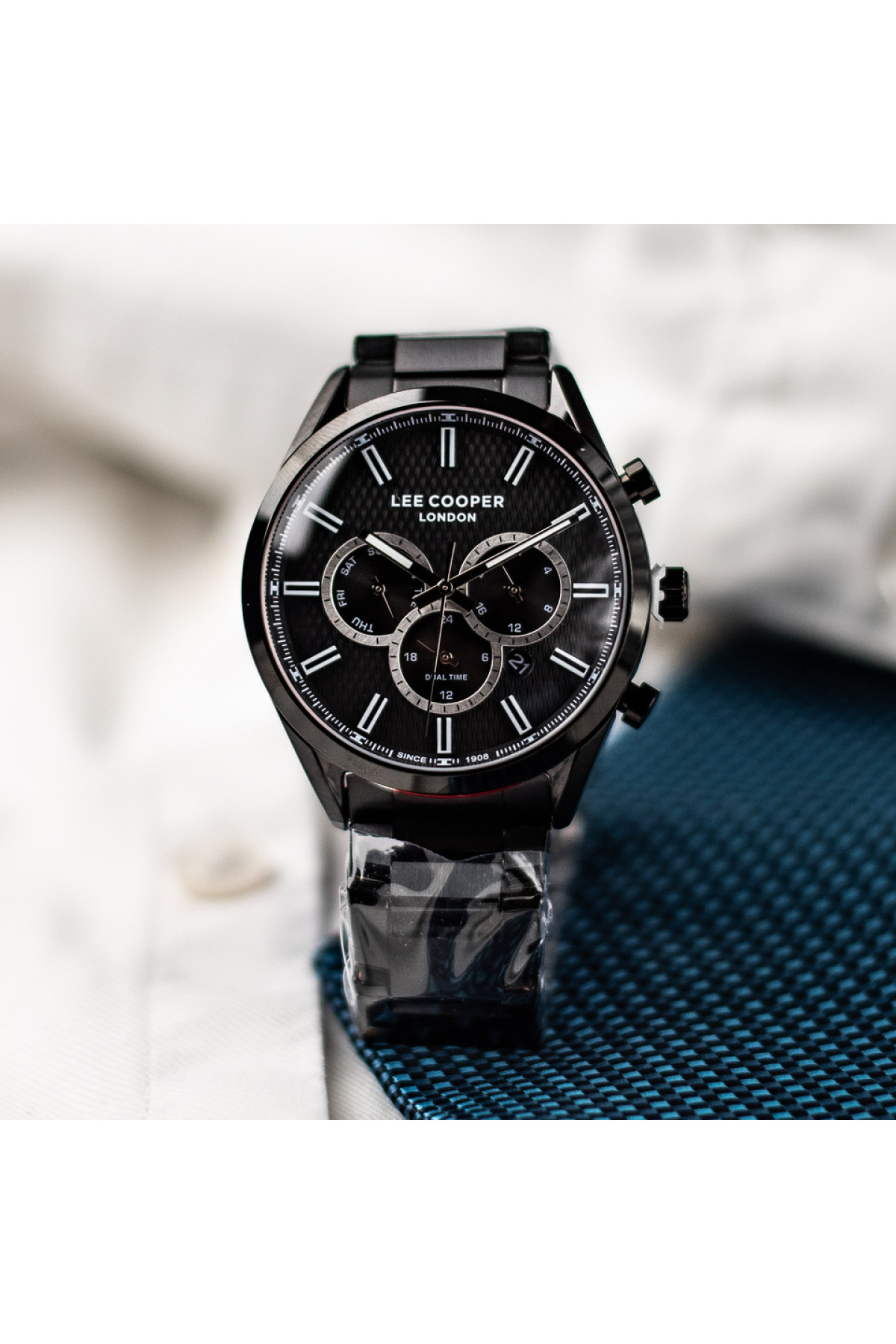 Чоловічий годинник  Lee Cooper England Black