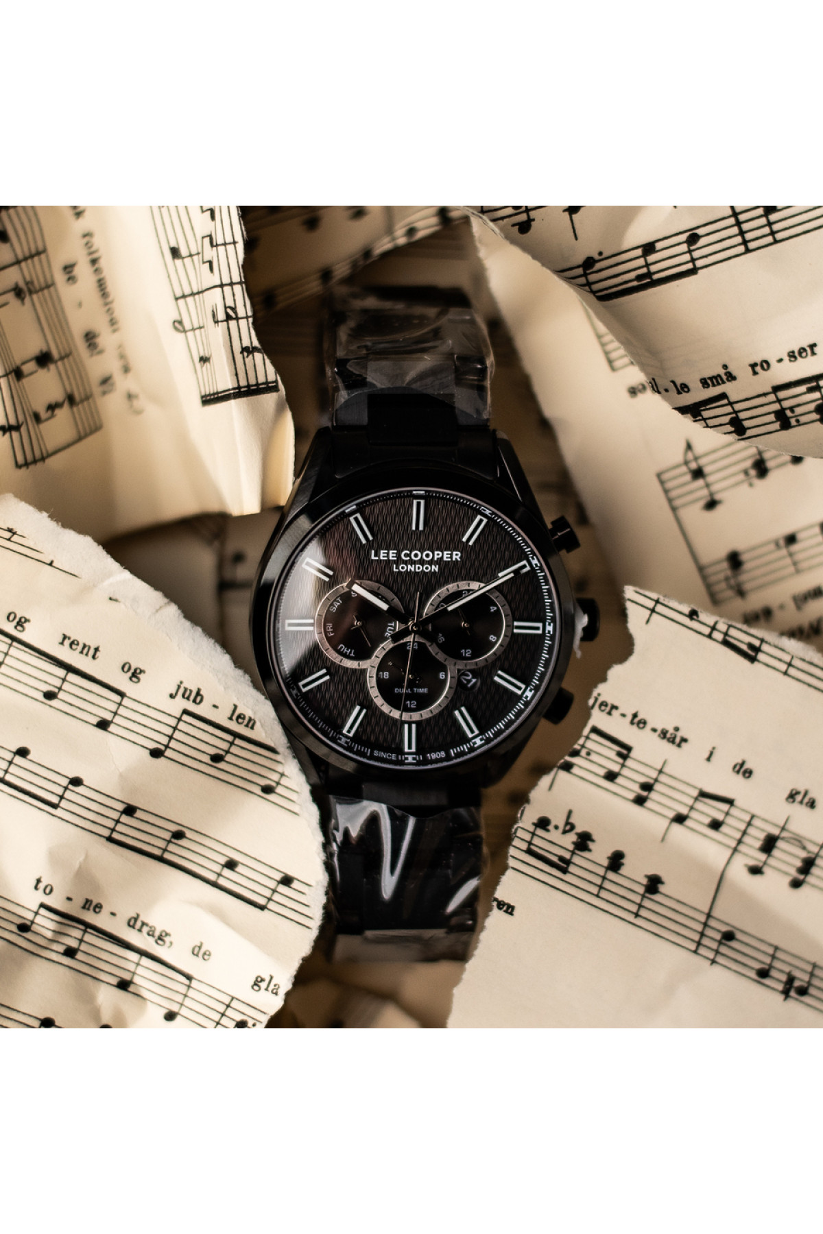 Чоловічий годинник  Lee Cooper England Black