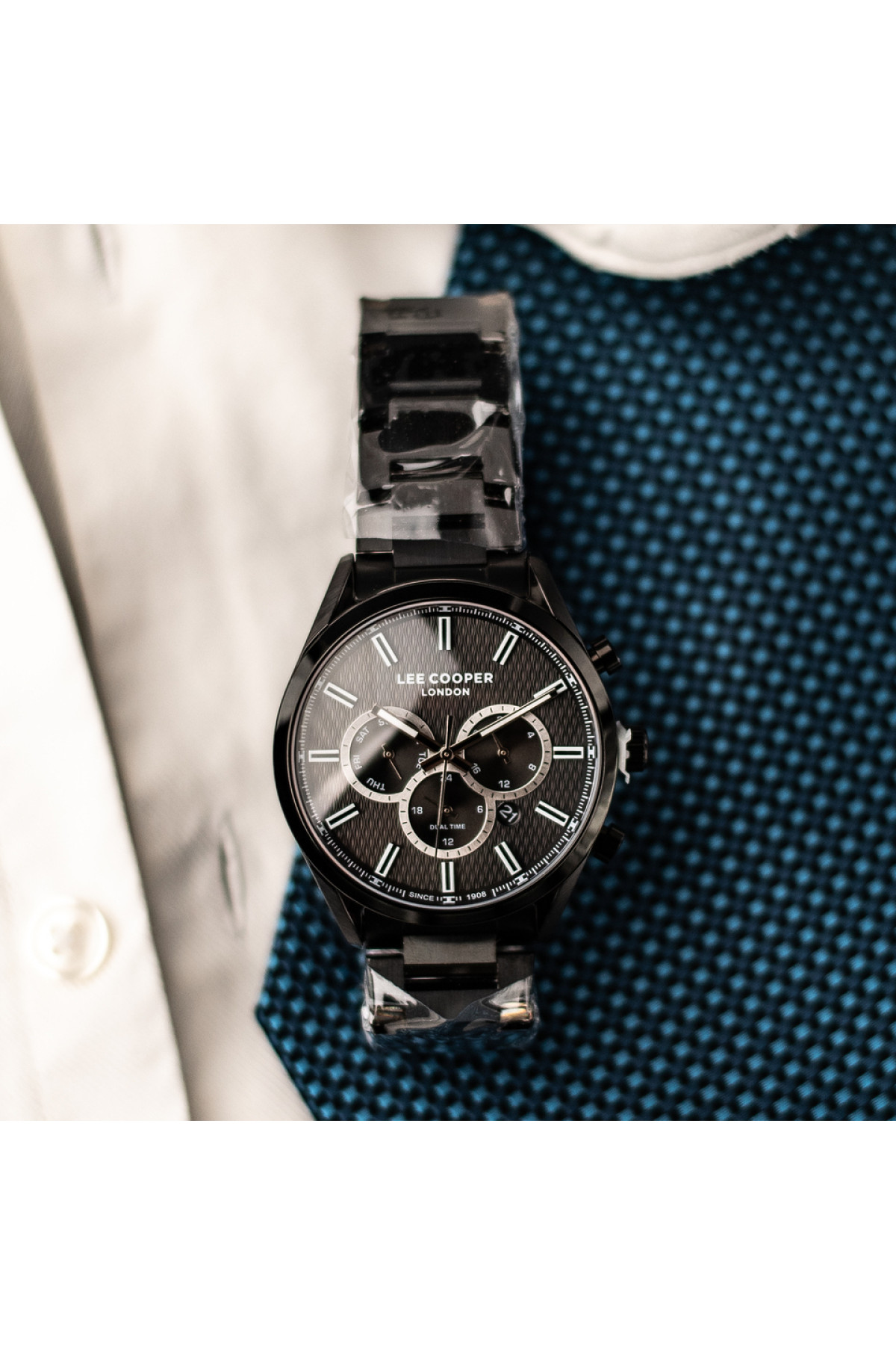 Чоловічий годинник  Lee Cooper England Black