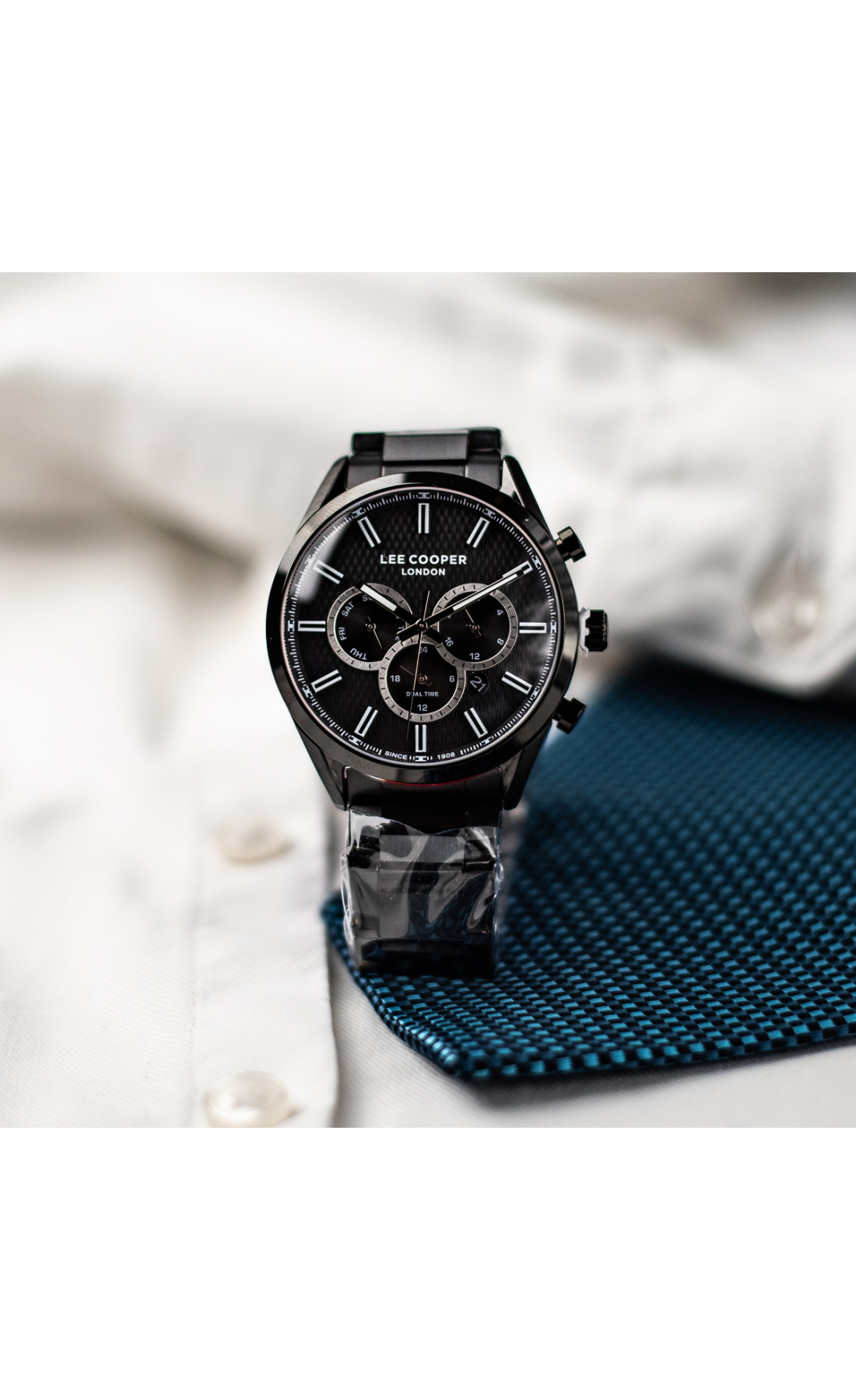 Чоловічий годинник  Lee Cooper England Black