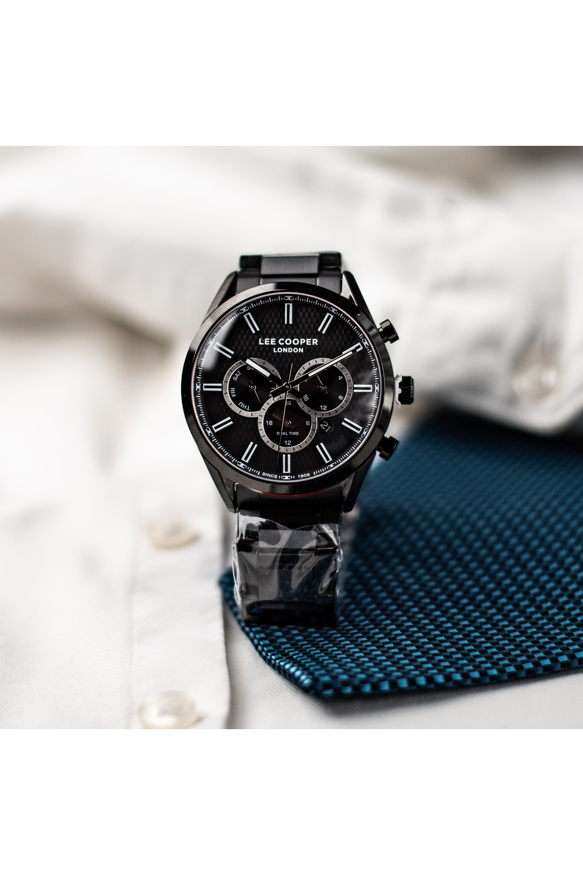 Чоловічий годинник  Lee Cooper England Black