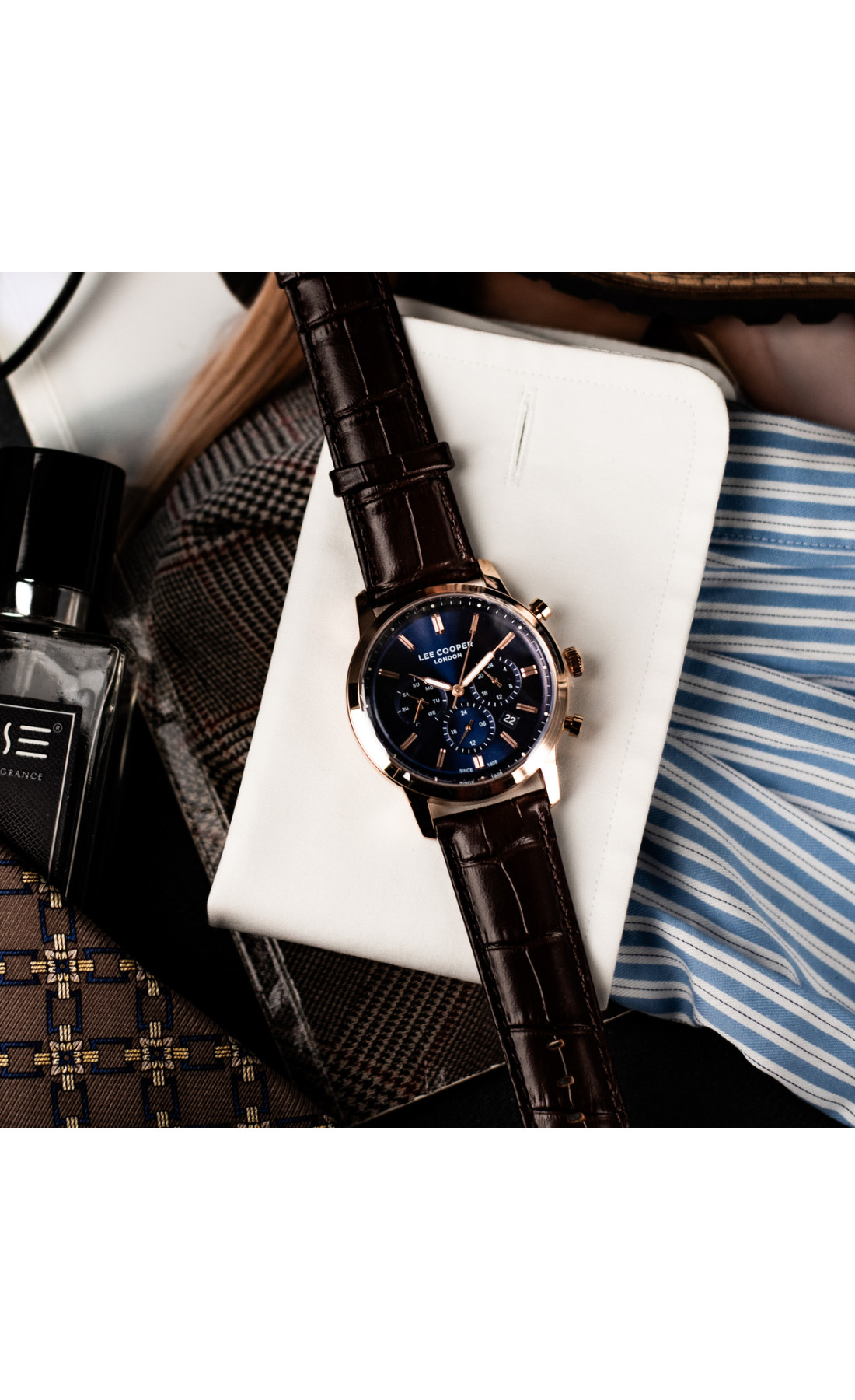 Чоловічий годинник  Lee Cooper Coffee