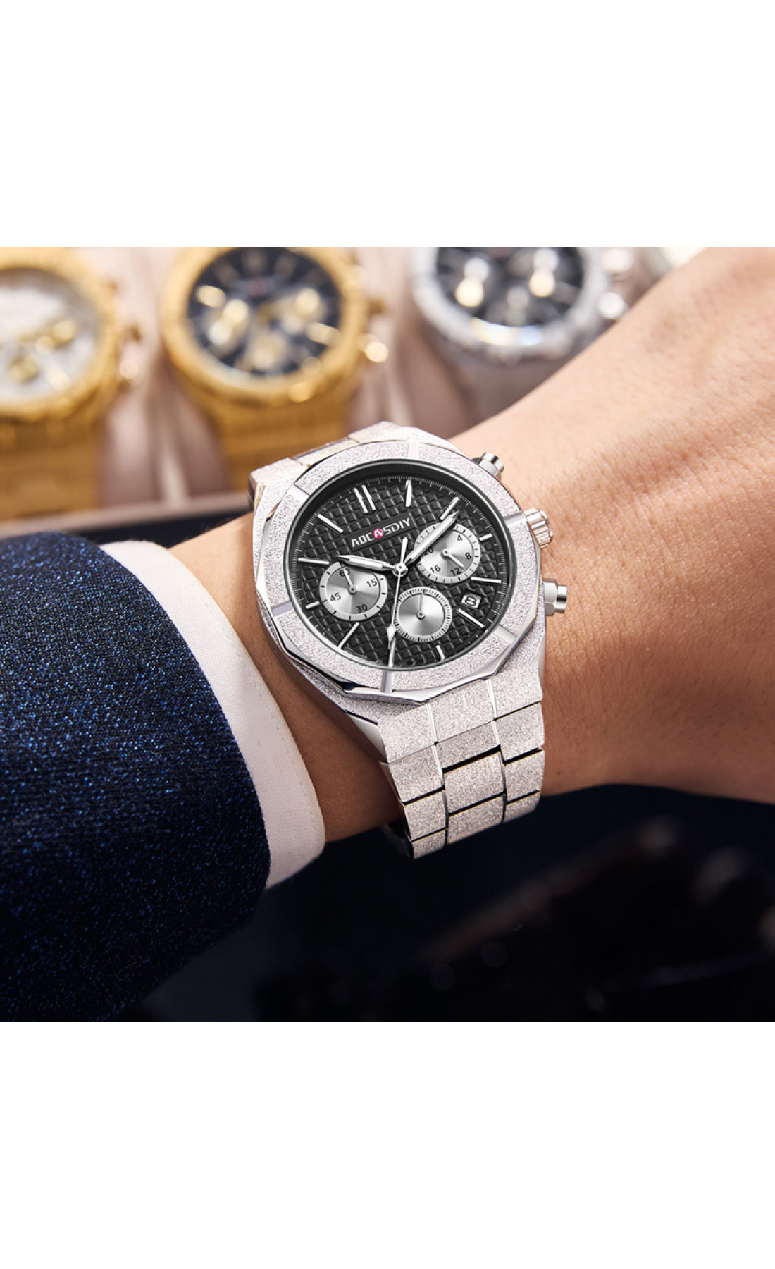 Чоловічий годинник  Aocasdiy Graphite