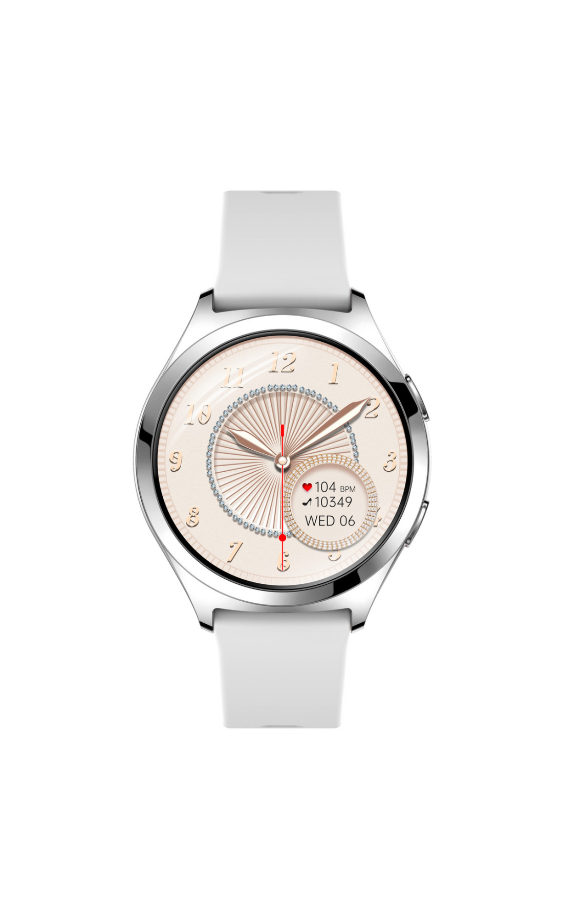 Смарт годинник  Smart Love Pro Silver Rubber, 2 ремінці