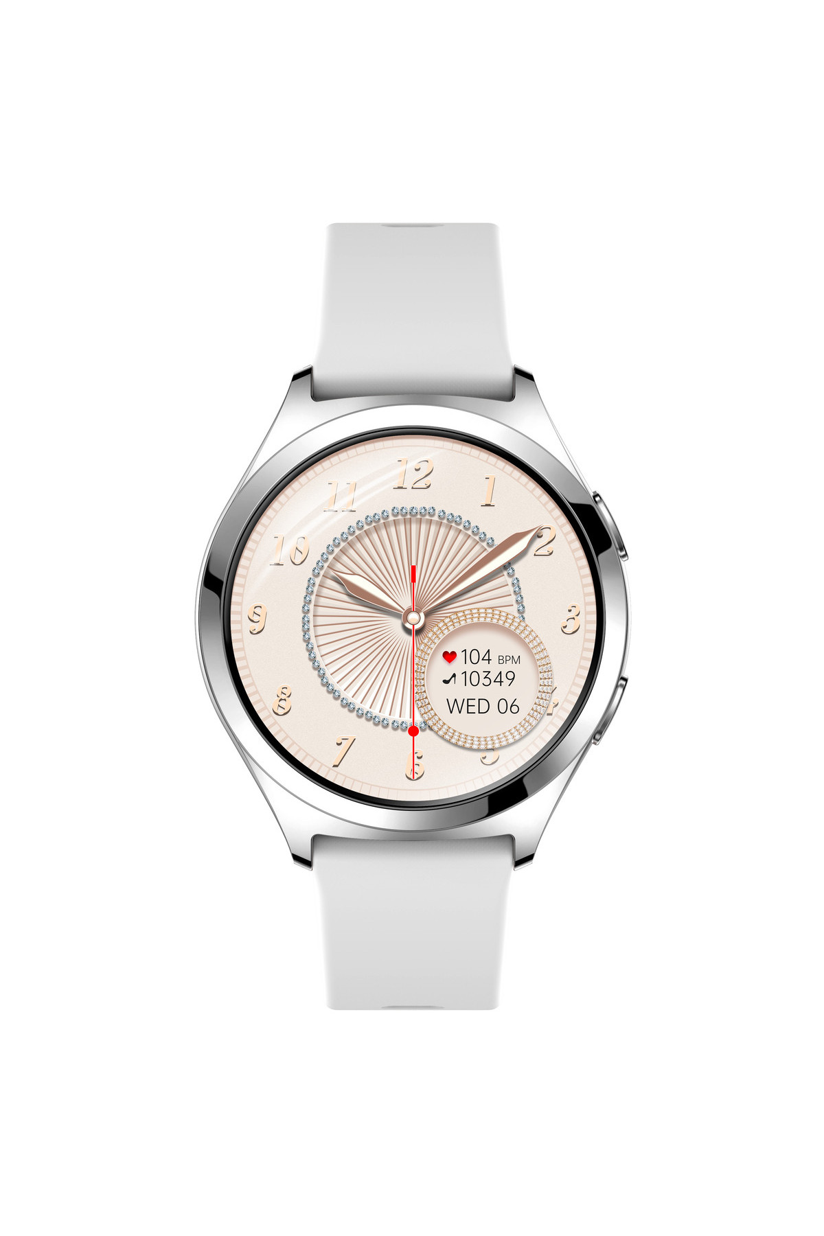 Смарт годинник  Smart Love Pro Silver Rubber, 2 ремінці