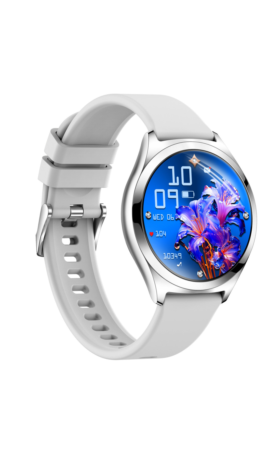 Смарт годинник  Smart Love Pro Silver Rubber, 2 ремінці