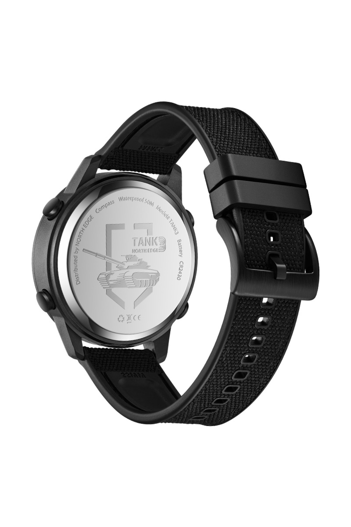 Чоловічий годинник  North Edge Tank3 5BAR з компасом