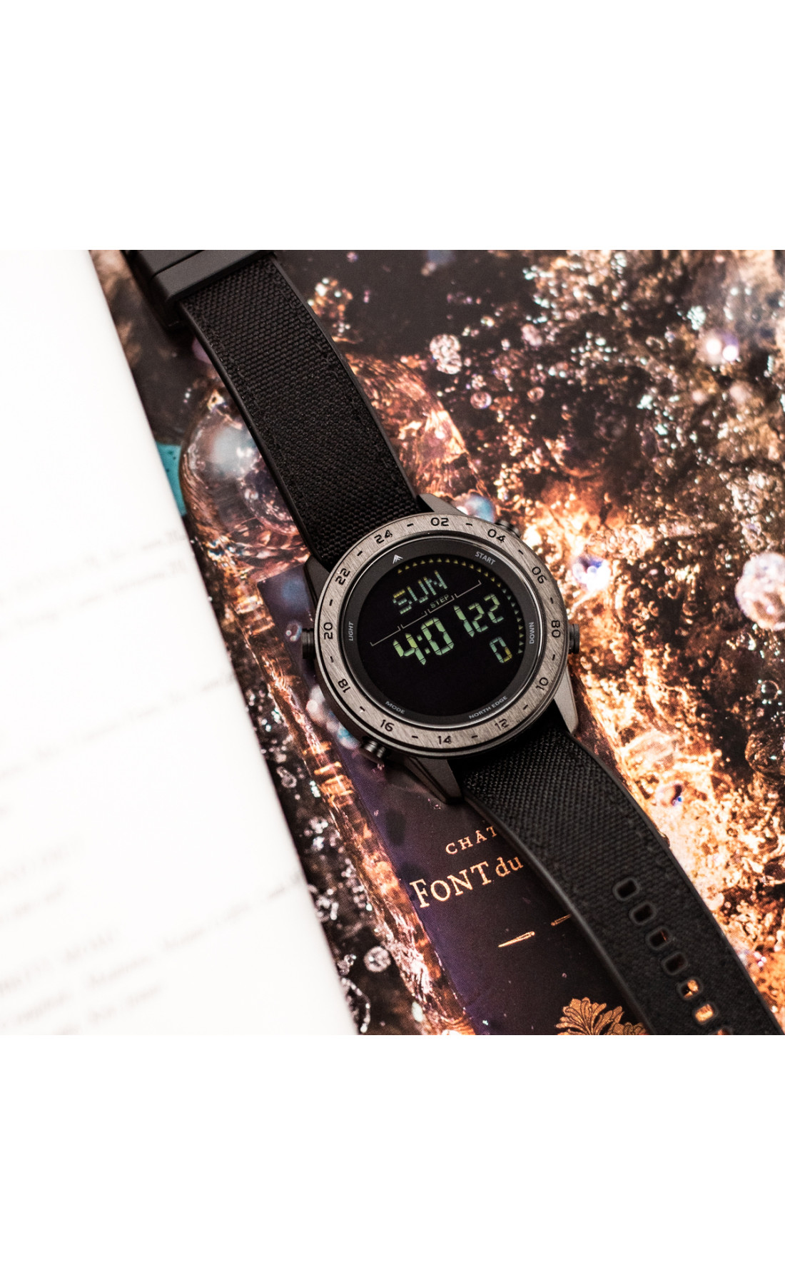 Чоловічий годинник  North Edge Tank3 5BAR з компасом