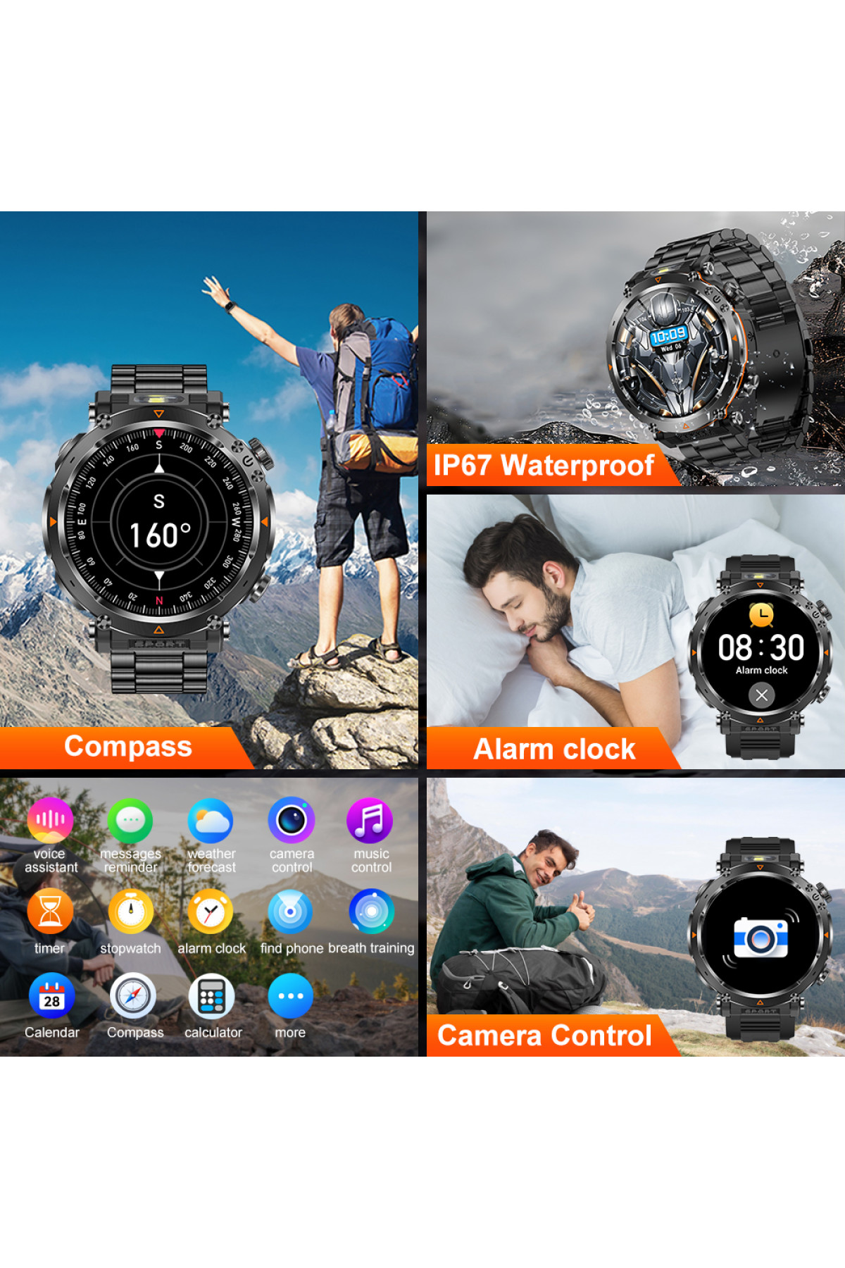 Смарт годинник  Smart Avation Pro Steel, 2 ремінці