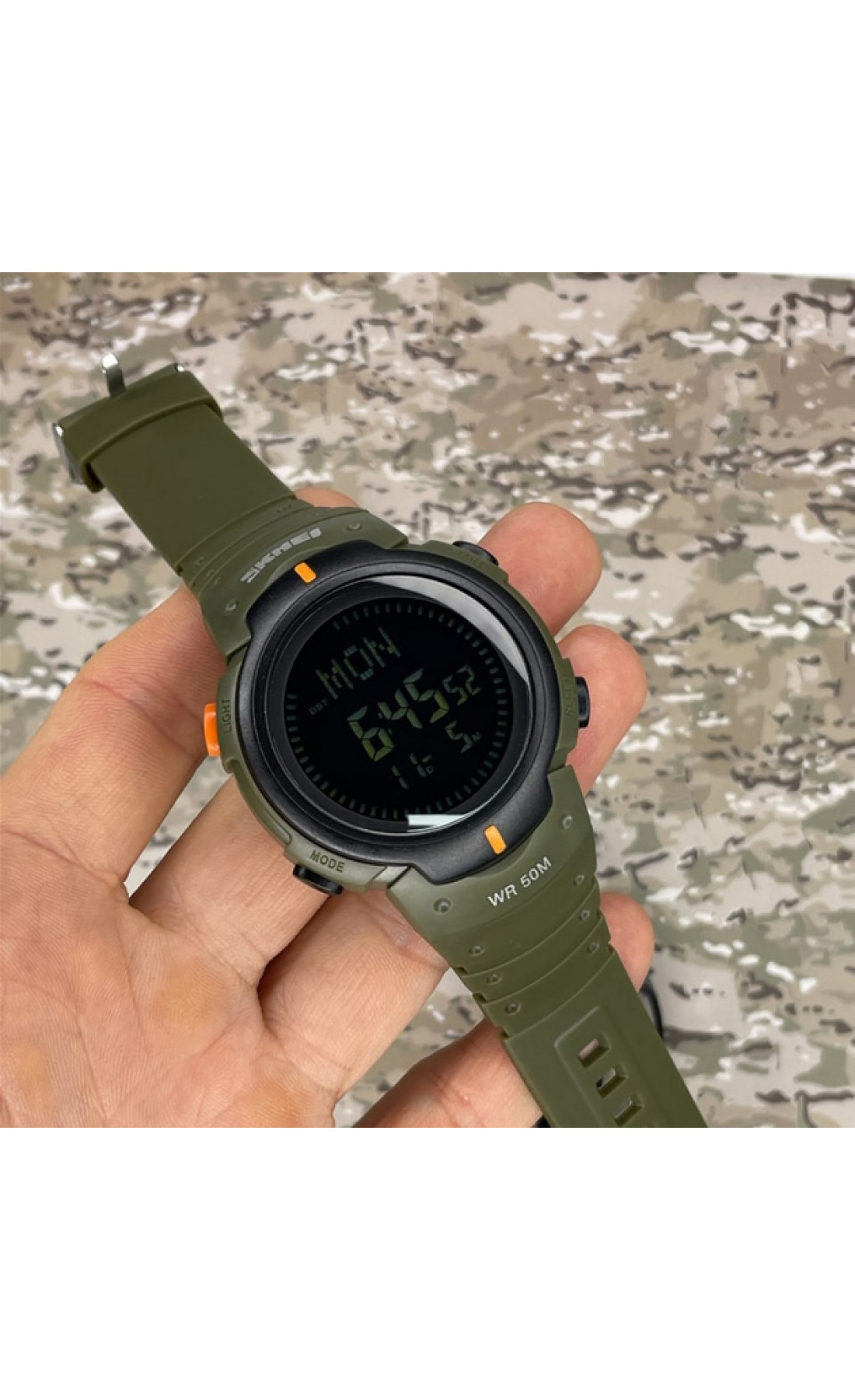 Чоловічий годинник  Skmei Kompass Nano з компасом