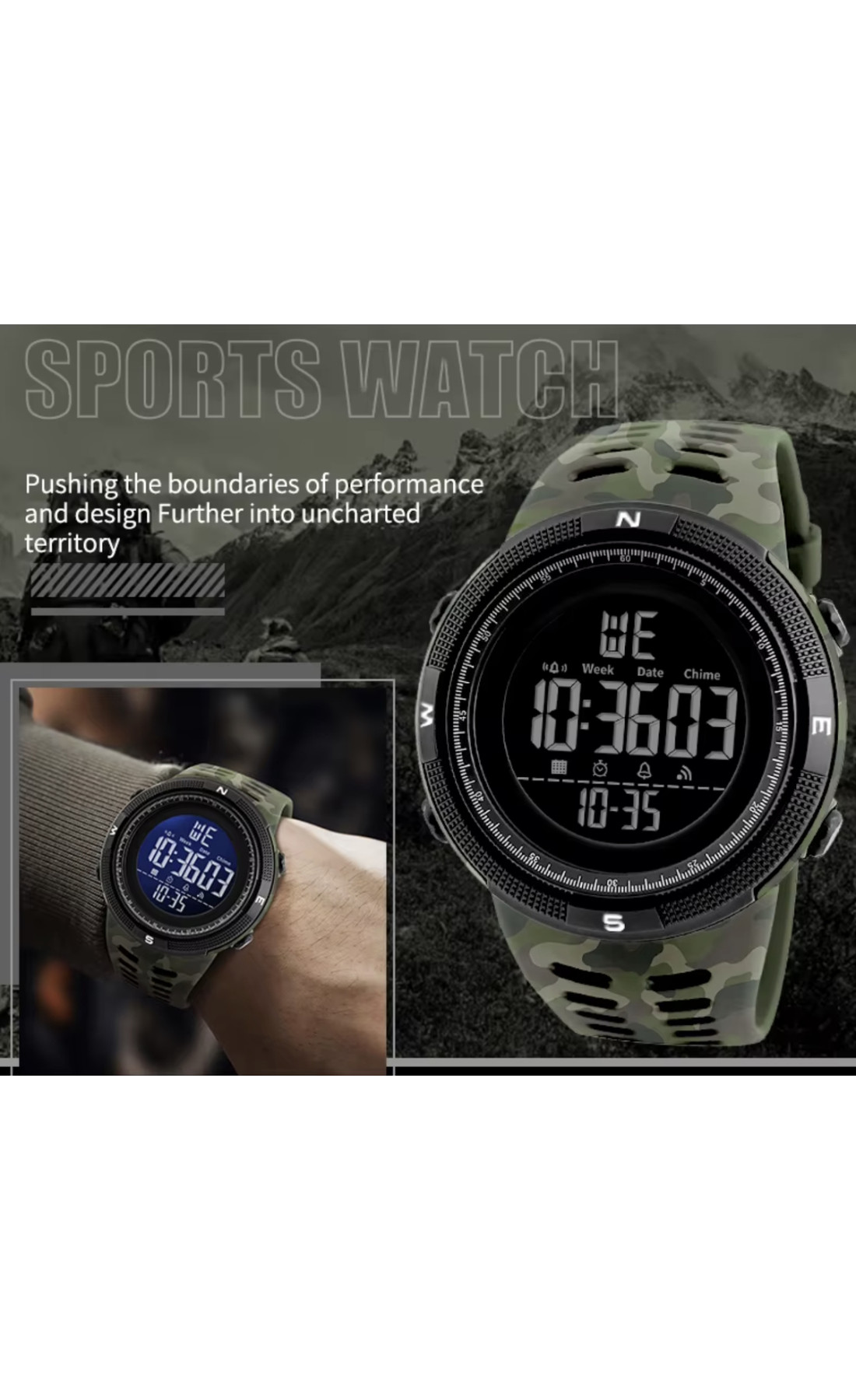 Чоловічий годинник  Smael Army