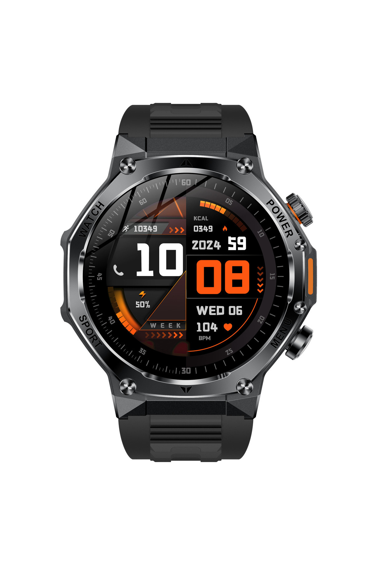 Смарт годинник  Smart Surf X Pro Black Rubber, 2 ремінці