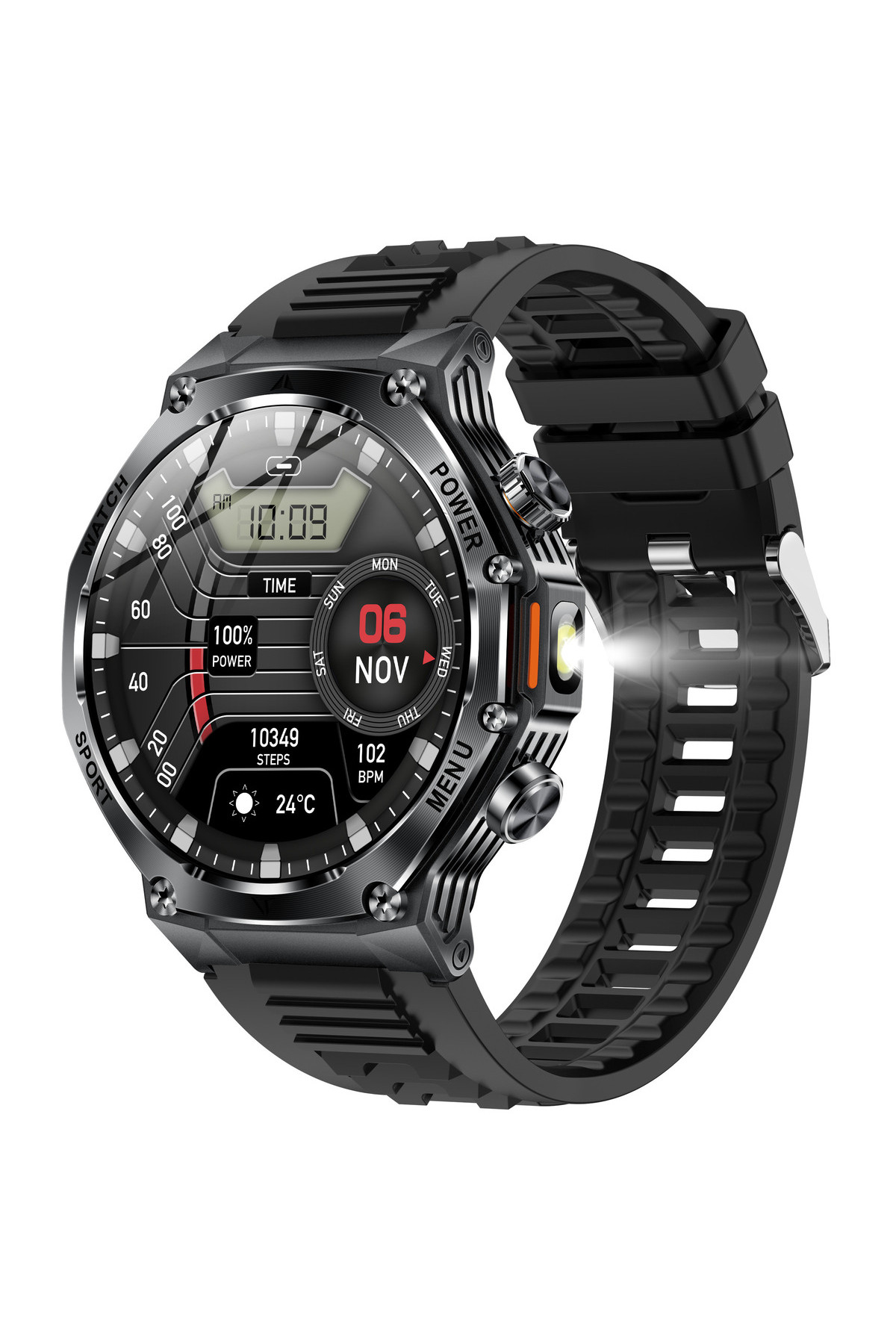 Смарт годинник  Smart Surf X Pro Black Rubber, 2 ремінці