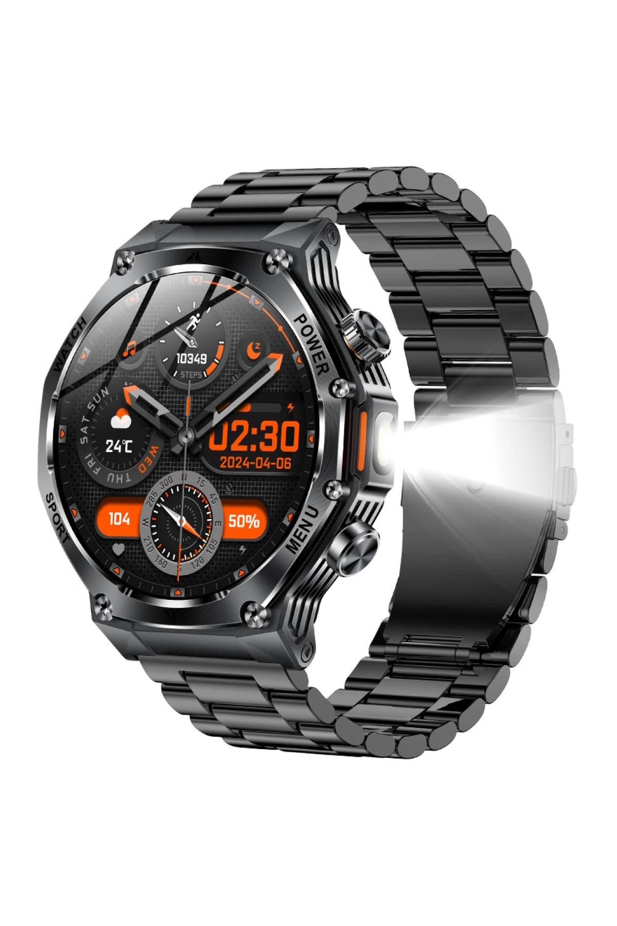 Смарт годинник  Smart Surf X Pro Black Steel, 2 ремінці