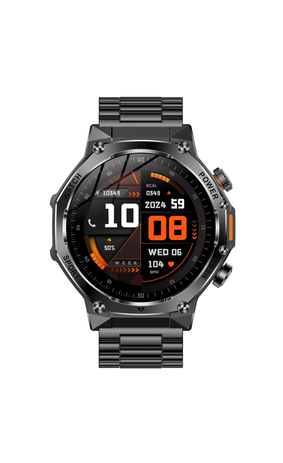 Смарт годинник  Smart Surf X Pro Black Steel, 2 ремінці