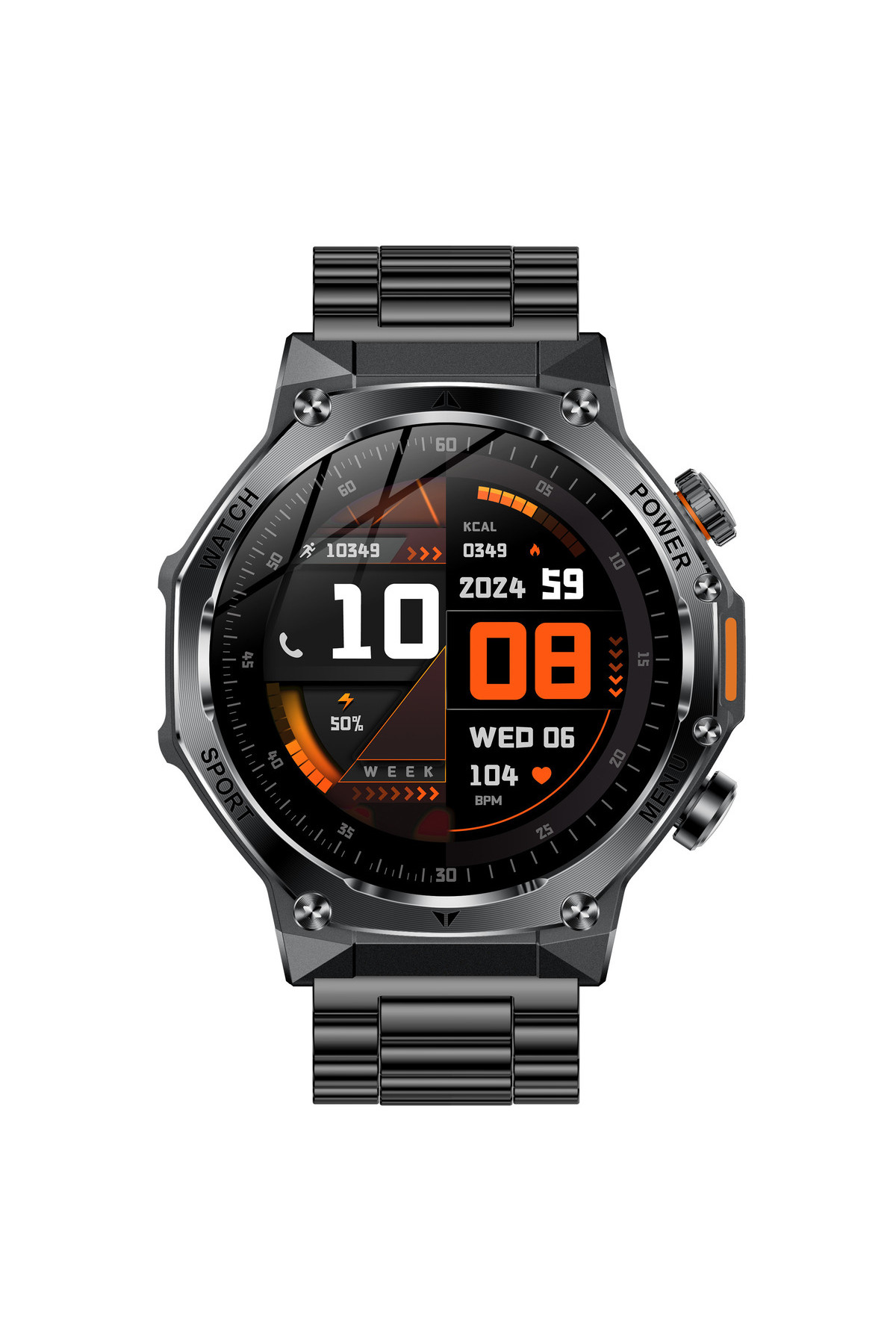 Смарт годинник  Smart Surf X Pro Black Steel, 2 ремінці