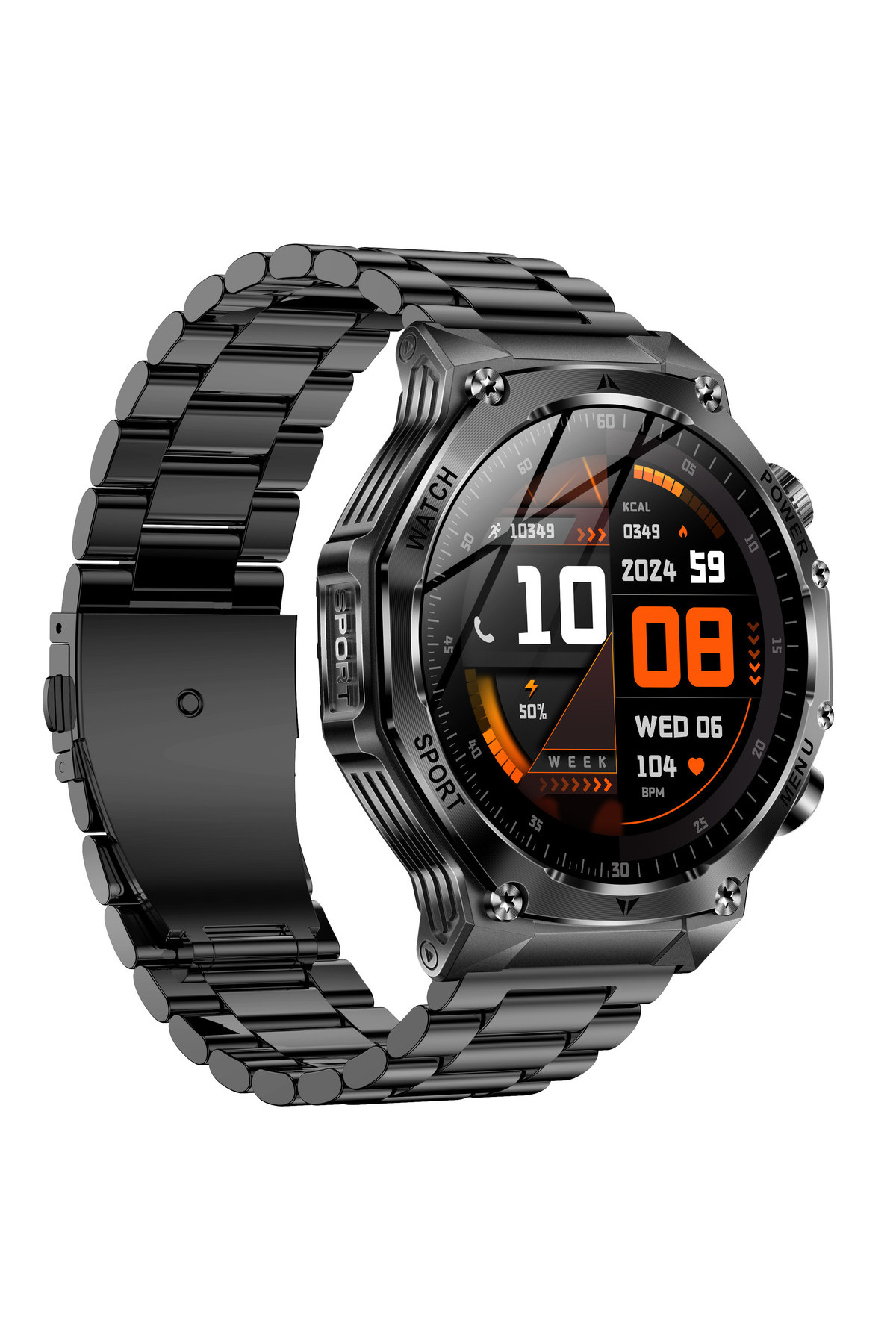 Смарт годинник  Smart Surf X Pro Black Steel, 2 ремінці