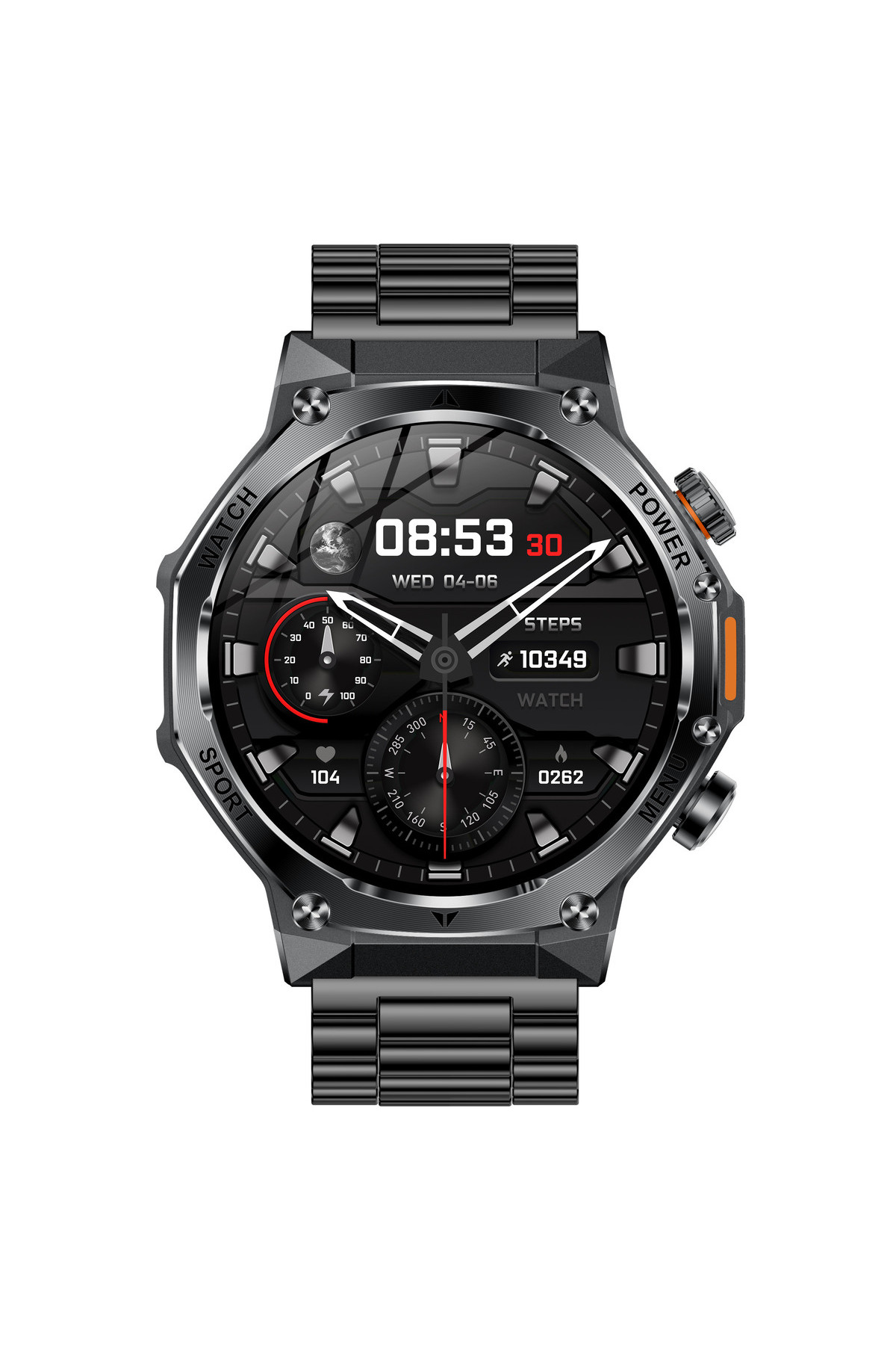 Смарт годинник  Smart Surf X Pro Black Steel, 2 ремінці