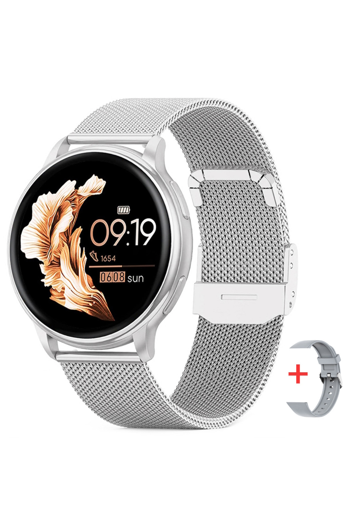 Смарт годинник  Smart Melisia Silver Steel, 2 ремінці