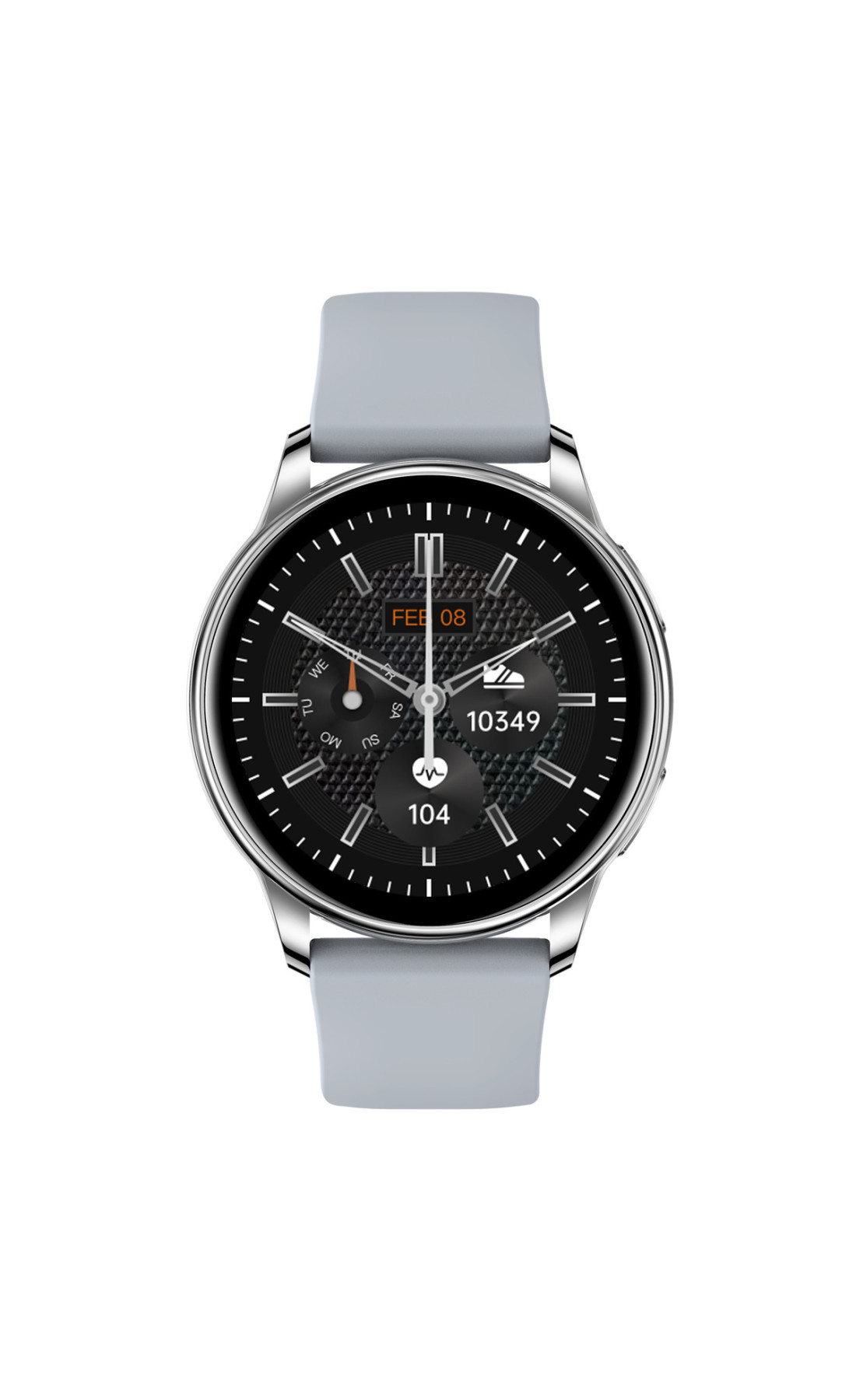 Смарт годинник  Smart Melisia Silver Rubber, 2 ремінці