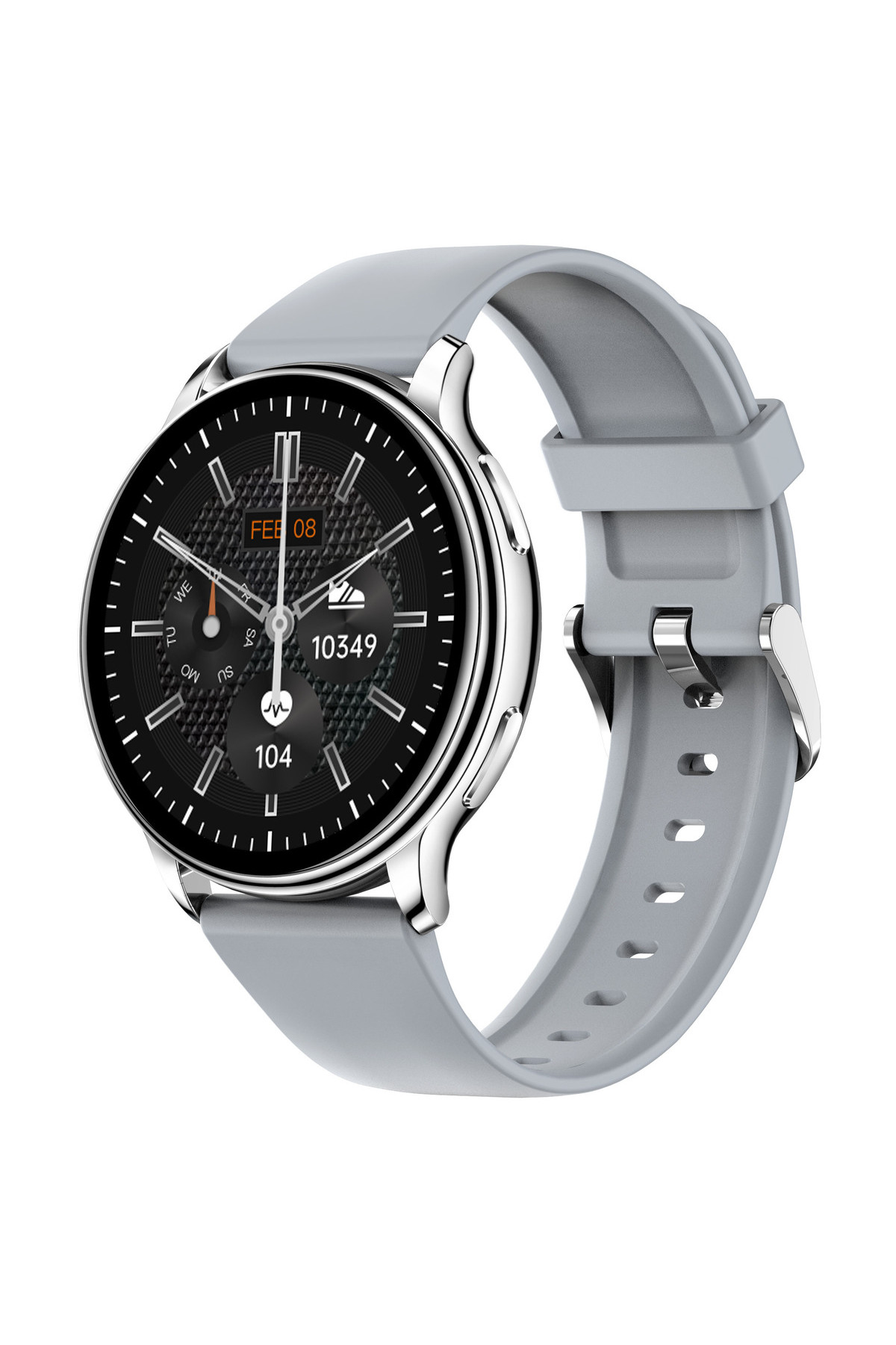 Смарт годинник  Smart Melisia Silver Rubber, 2 ремінці