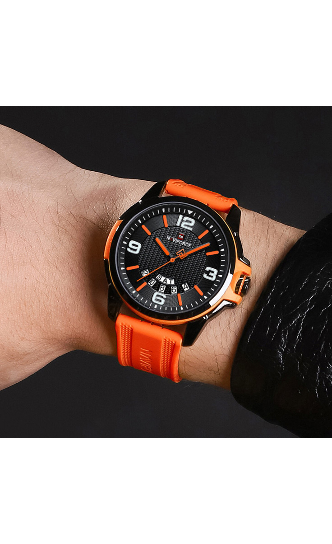 Чоловічий годинник  Naviforce Young Orange