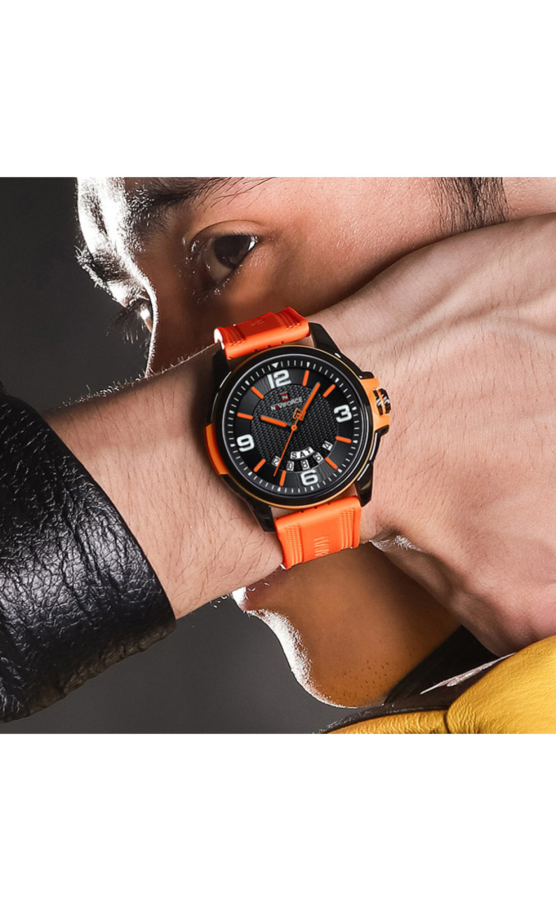 Чоловічий годинник  Naviforce Young Orange