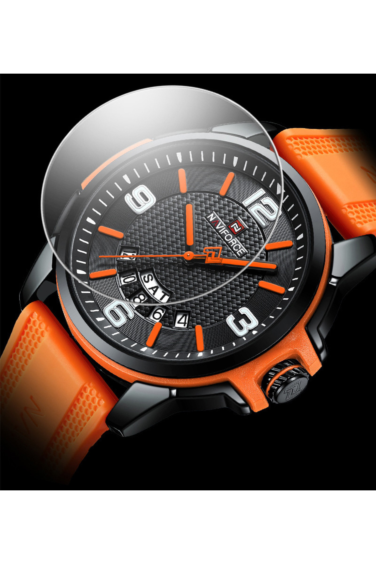 Чоловічий годинник  Naviforce Young Orange