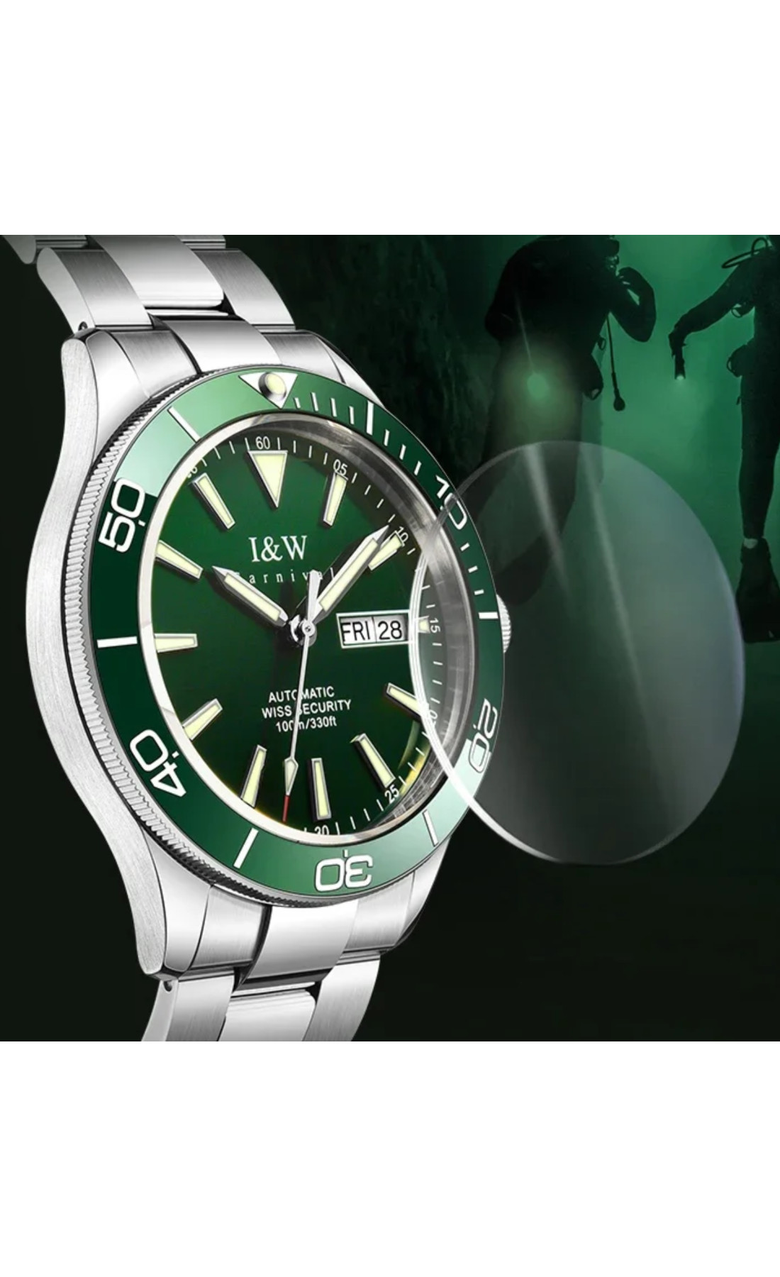 Чоловічий годинник  Carnival Diver 10 Bar