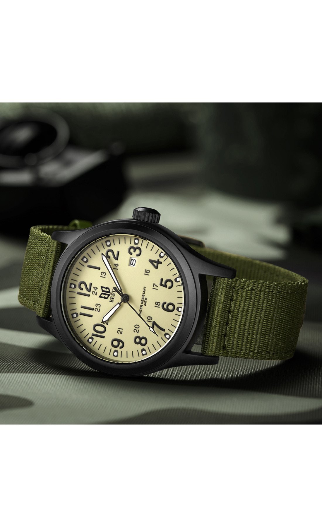 Чоловічий годинник  Besta Command Green