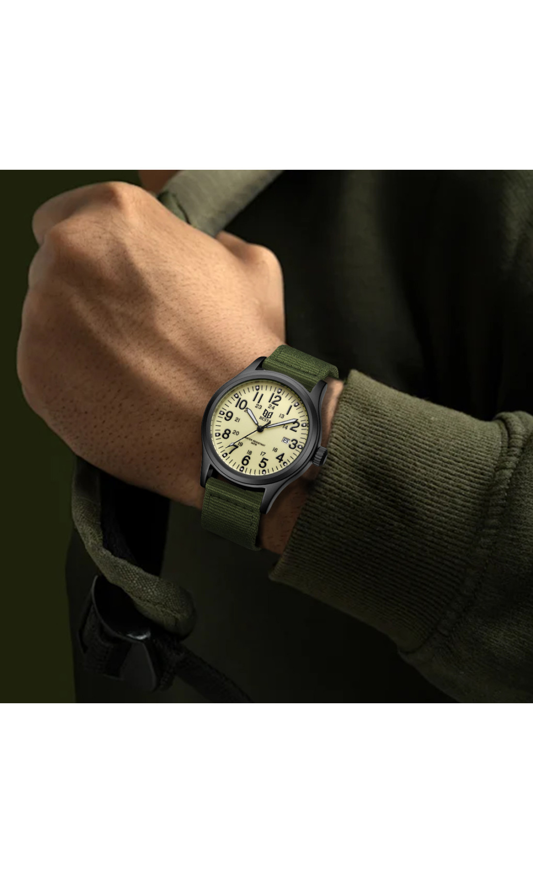 Чоловічий годинник  Besta Command Green