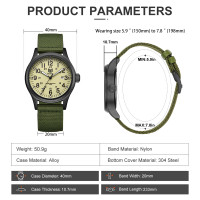 Чоловічий годинник  Besta Command Green