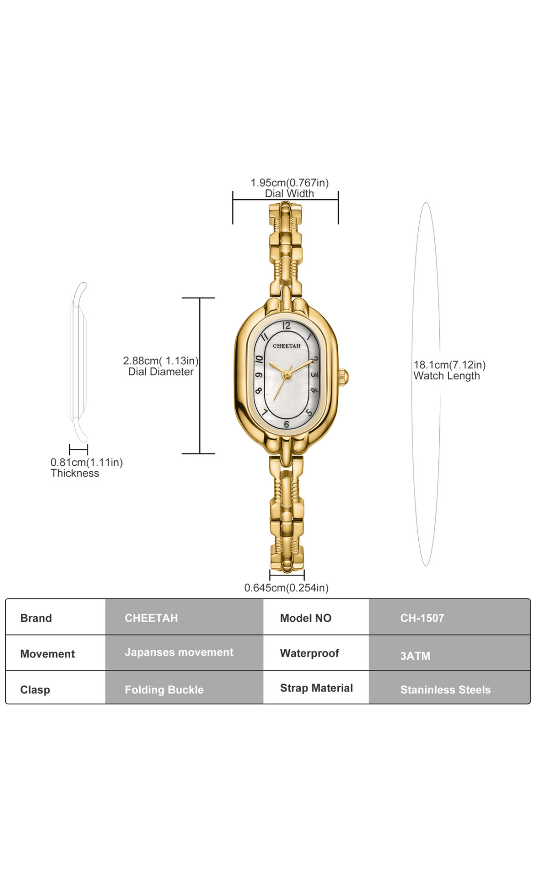 Жіночий годинник  Cheetah Fauro