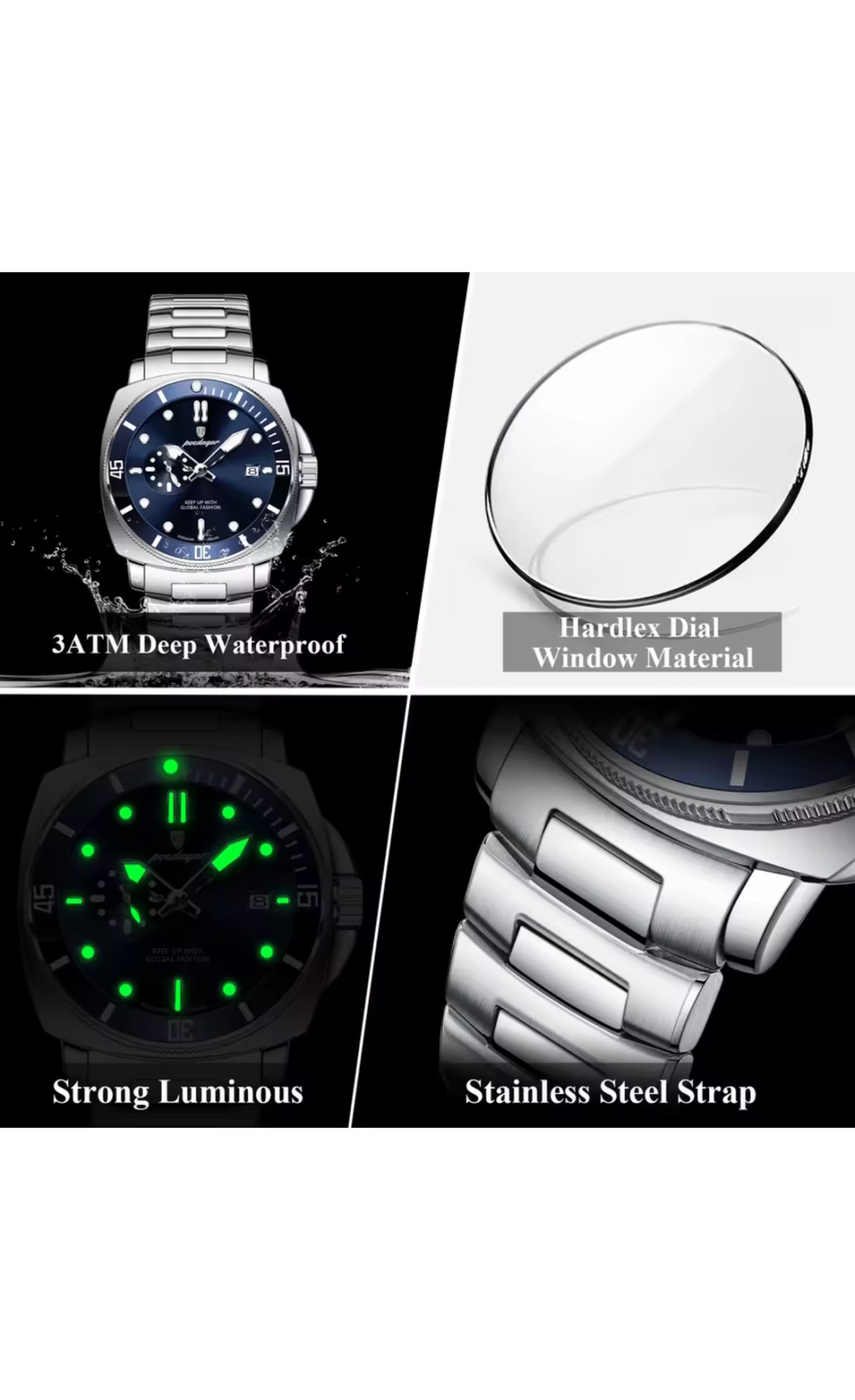 Чоловічий годинник  Poedagar Lion