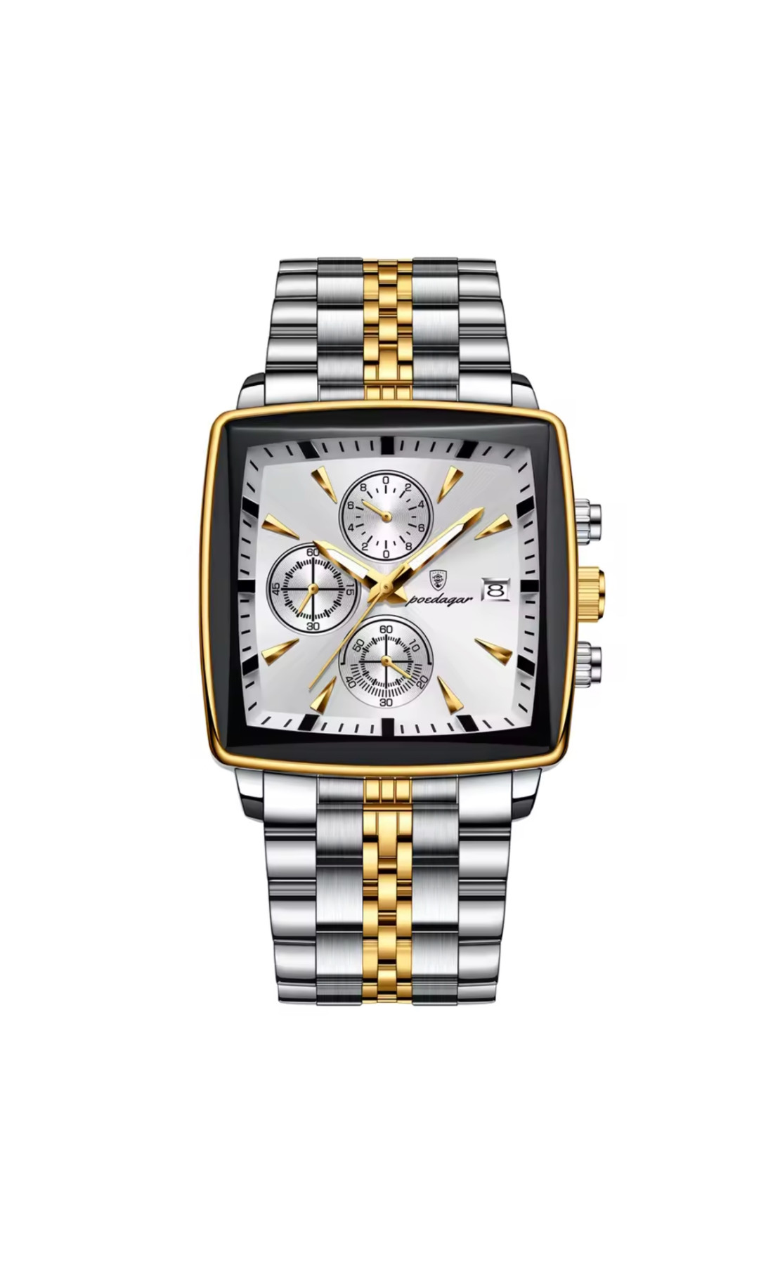 Чоловічий годинник  Poedagar Parus Silver