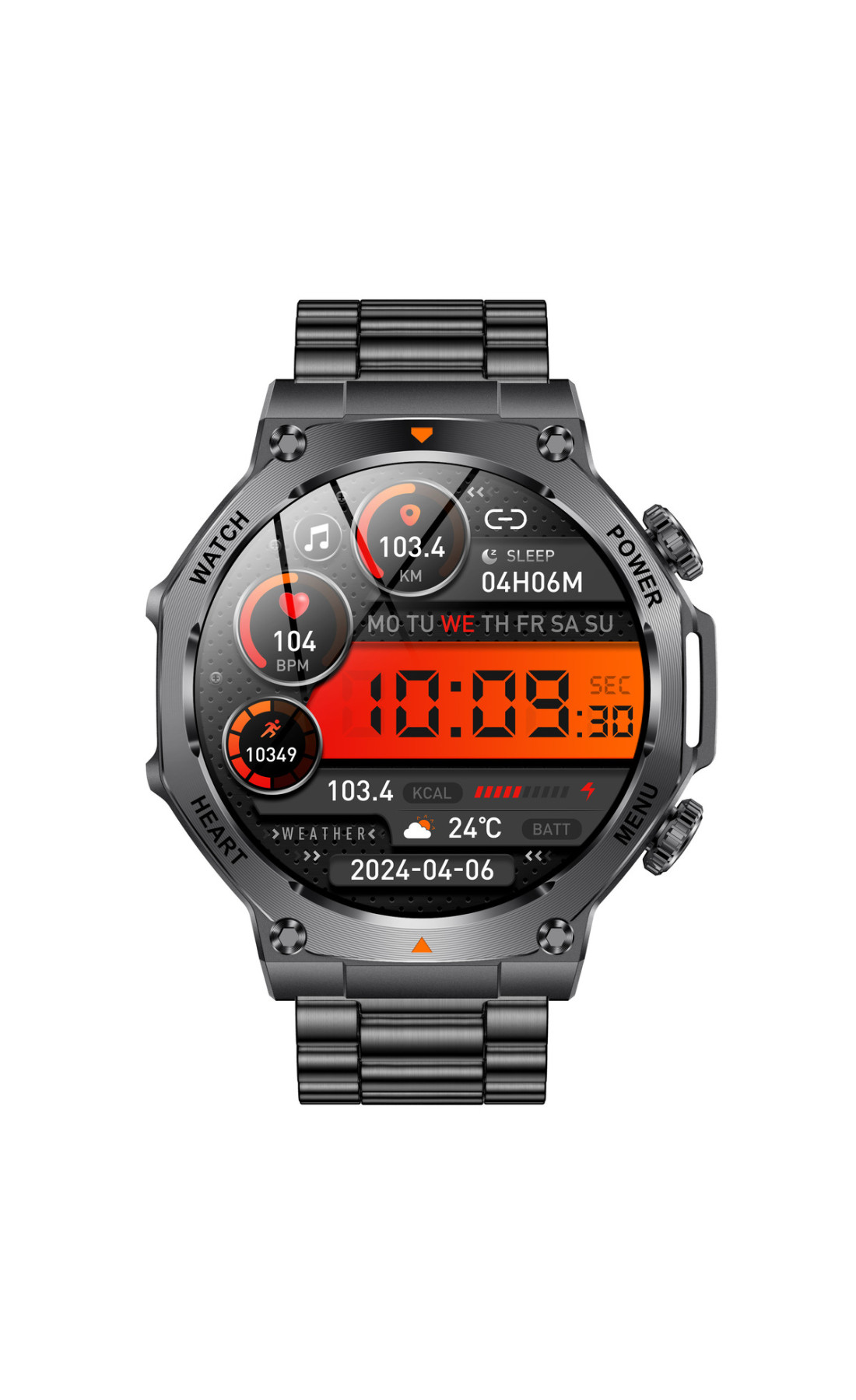 Смарт годинник  Smart Mevaden Ultra Steel, 2 ремінці