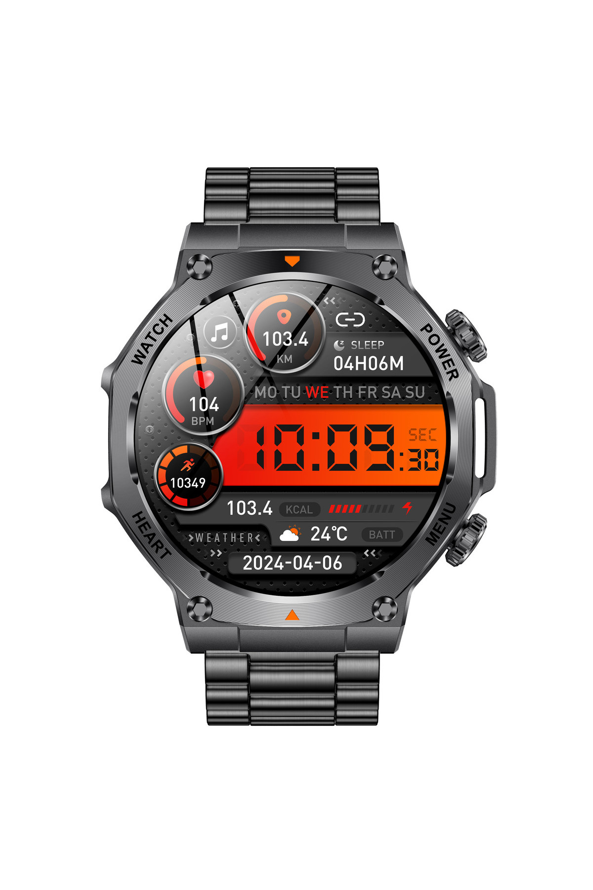 Смарт годинник  Smart Mevaden Ultra Steel, 2 ремінці