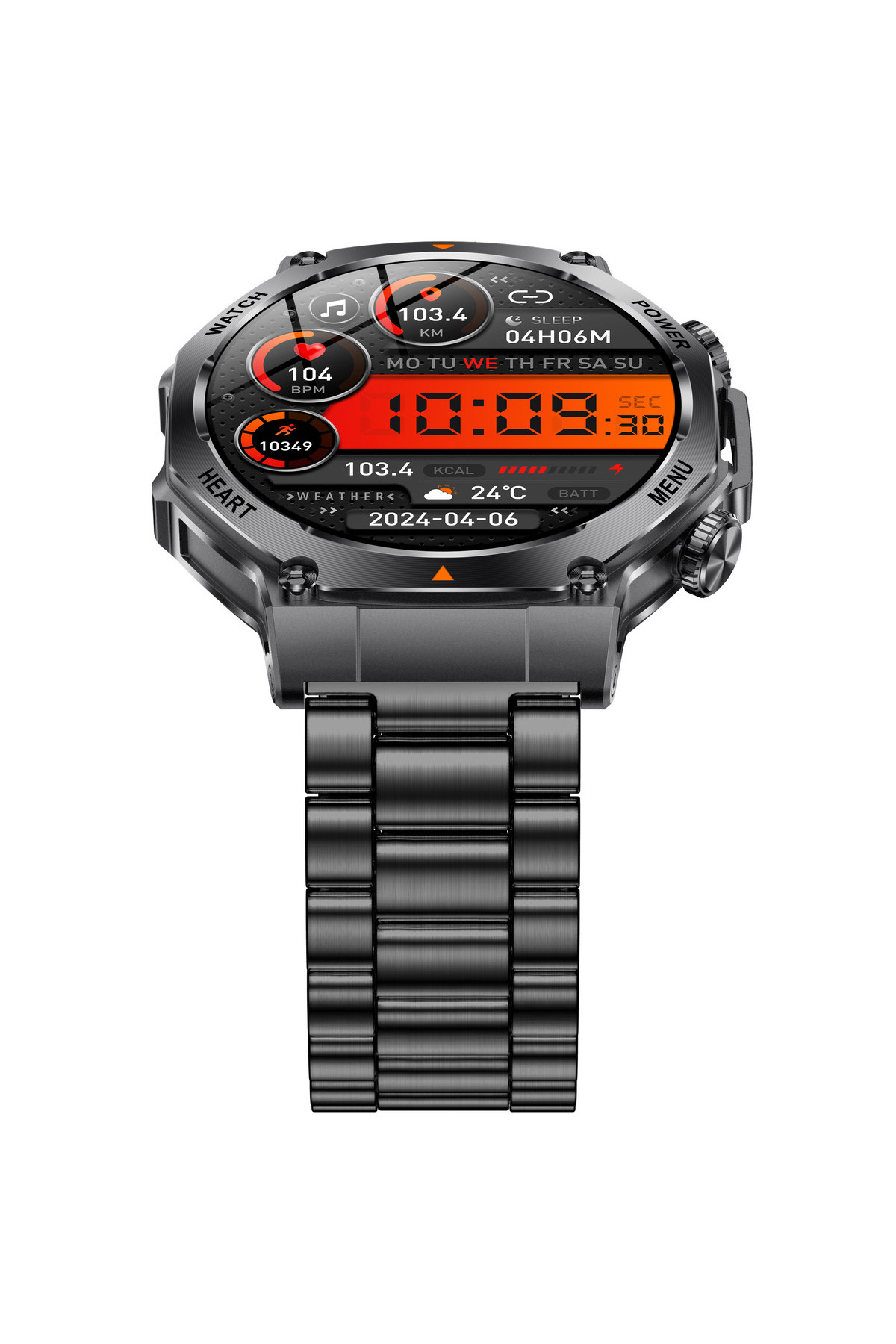 Смарт годинник  Smart Mevaden Ultra Steel, 2 ремінці