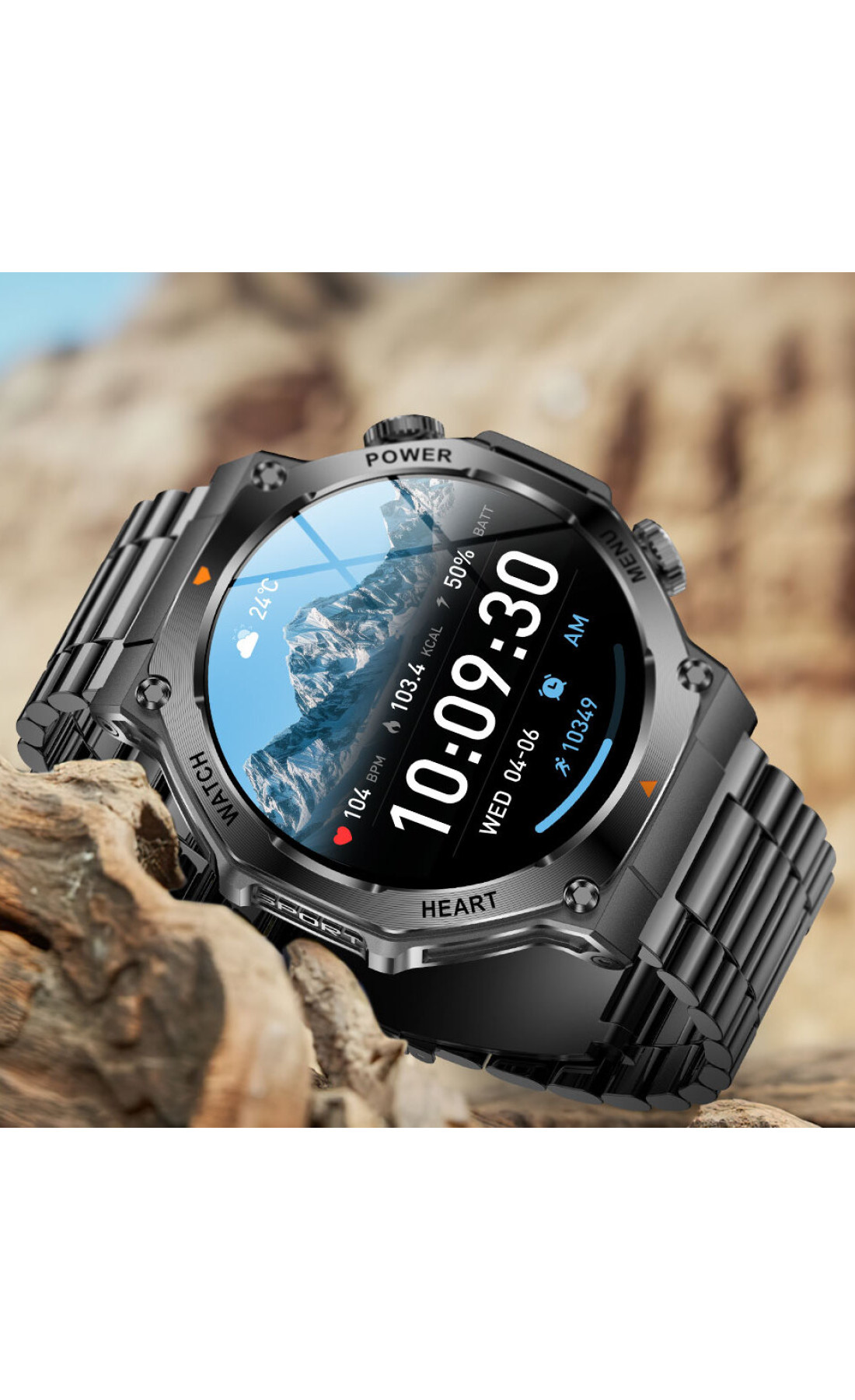 Смарт годинник  Smart Mevaden Ultra Steel, 2 ремінці