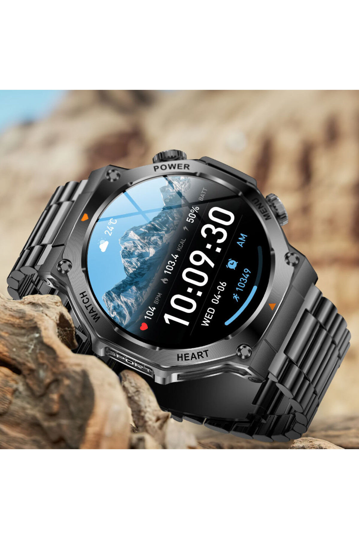 Смарт годинник  Smart Mevaden Ultra Steel, 2 ремінці